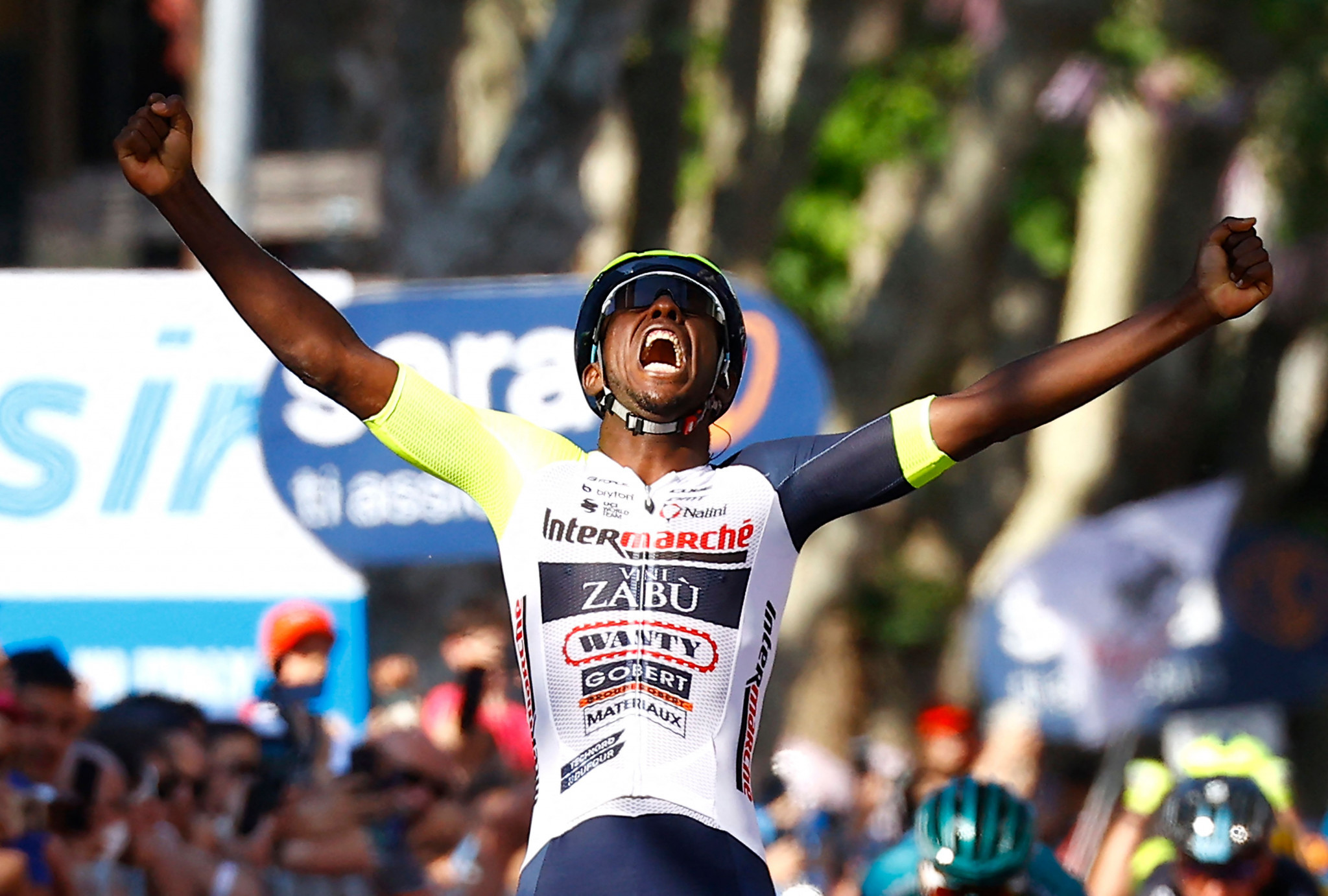 Biniam Girmay has won stage 10 of the Giro d'Italia ©Getty Images