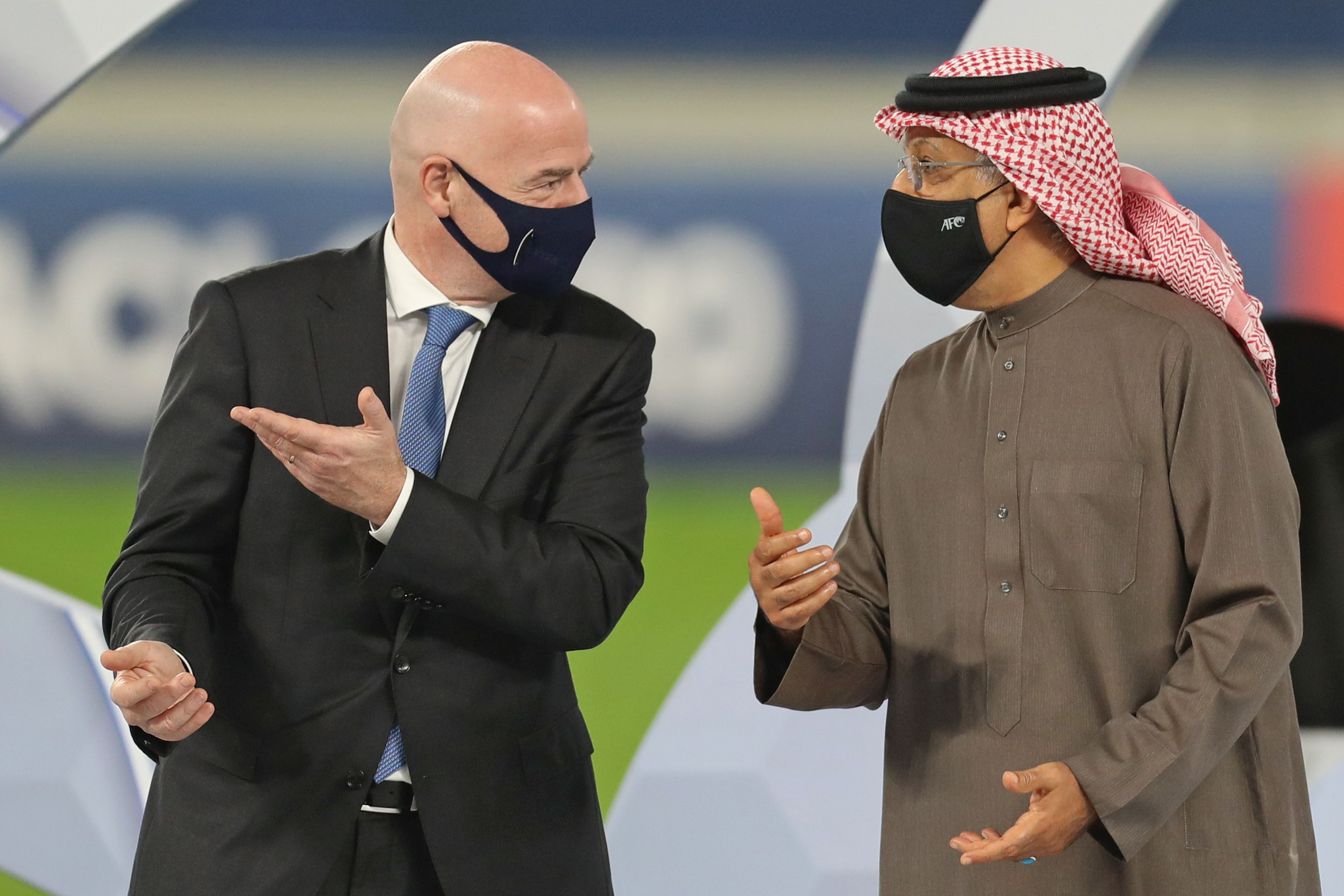 AFC President Shaikh Salman bin Ebrahim Al Khalifa has announced his federation's backing for the re-election of FIFA President Gianni Infantino next year ©Getty Images 