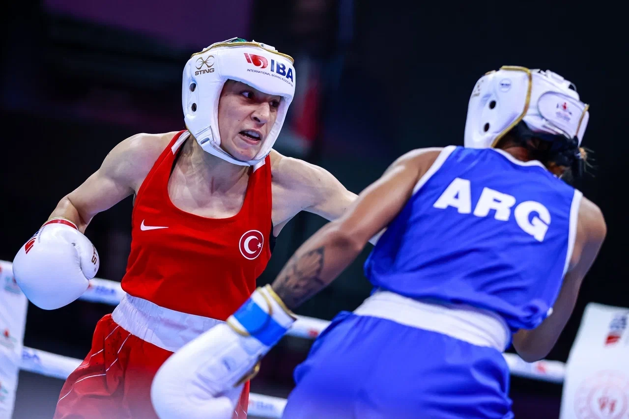 Ayşe Çağırır was one of five Turkish boxers into the final ©IBA