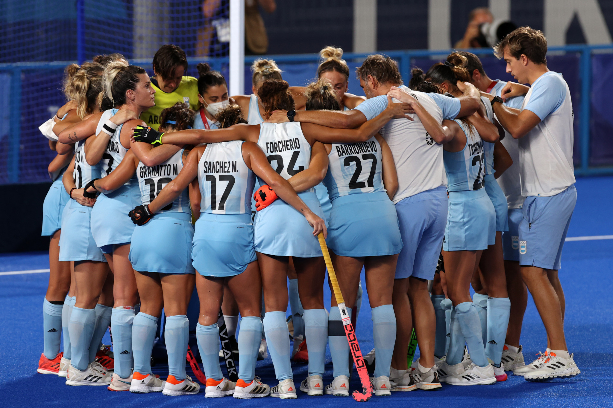 Argentina's women won a tenth straight FIH Pro League match this season with a 3-1 victory over China today ©Getty Images