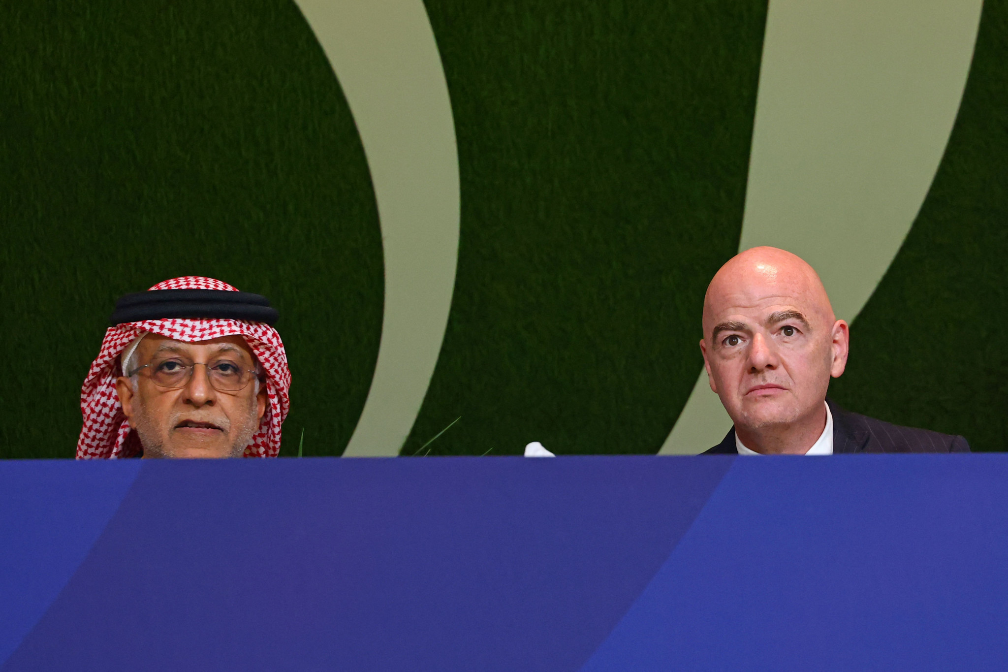 Shaikh Salman bin Ebrahim Al Khalifa pledged the AFC's "wholehearted support" for Gianni Infantino's re-election as FIFA President ©Getty Images