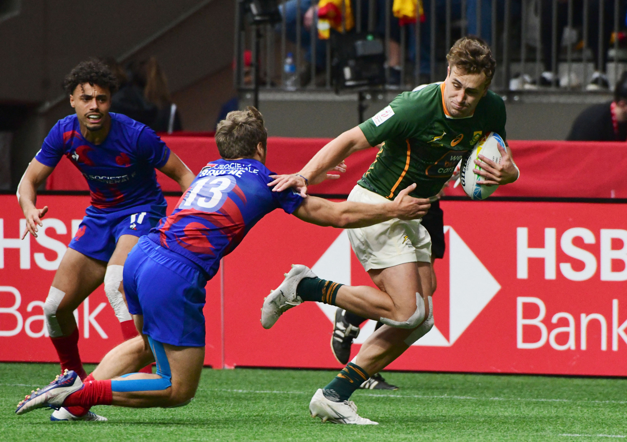 South Africa seek to preserve lead at World Rugby Sevens Series in Toulouse