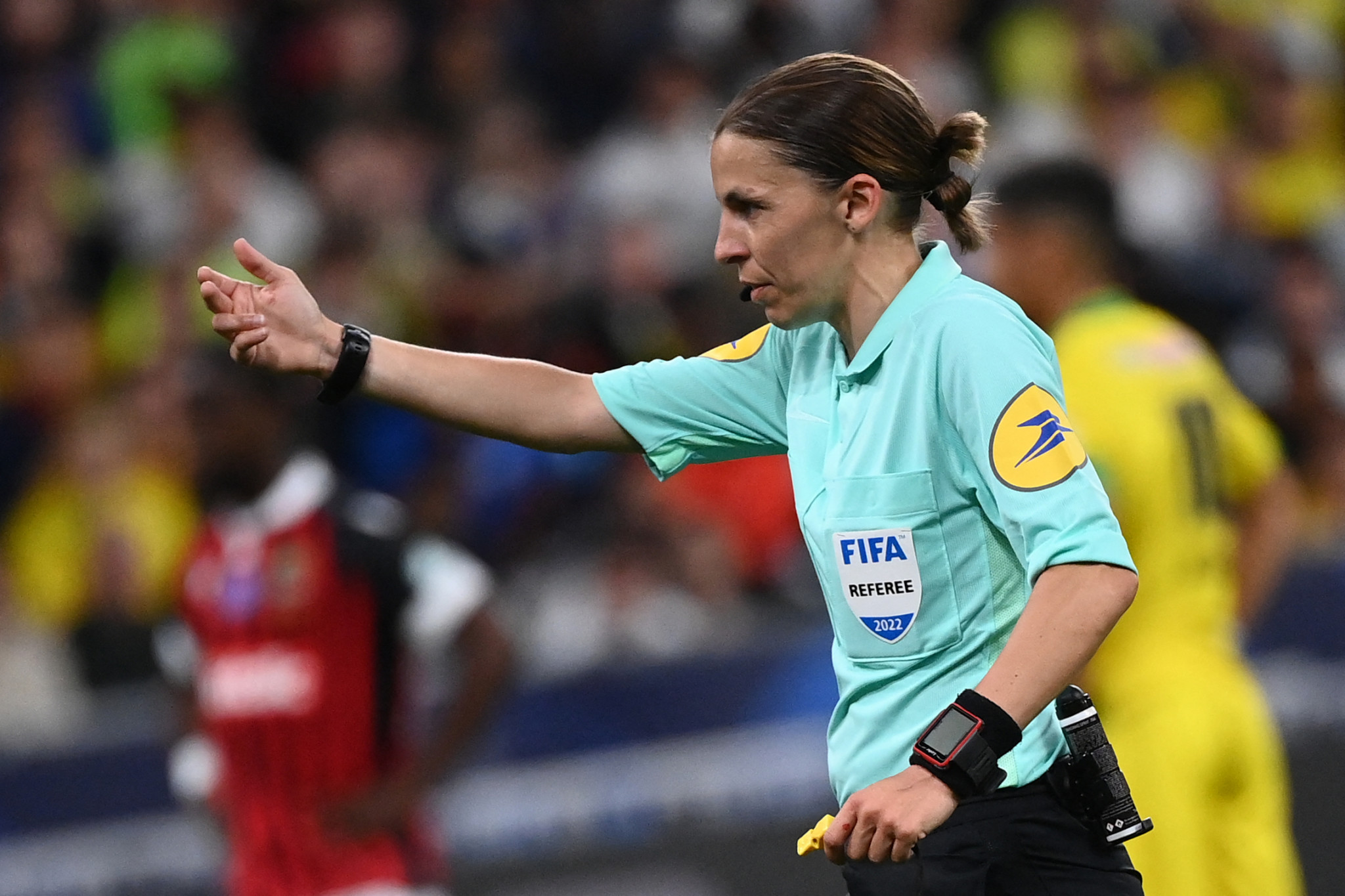 Stéphanie Frappart is one of three women picked to be a referee at the FIFA World Cup ©Getty Images