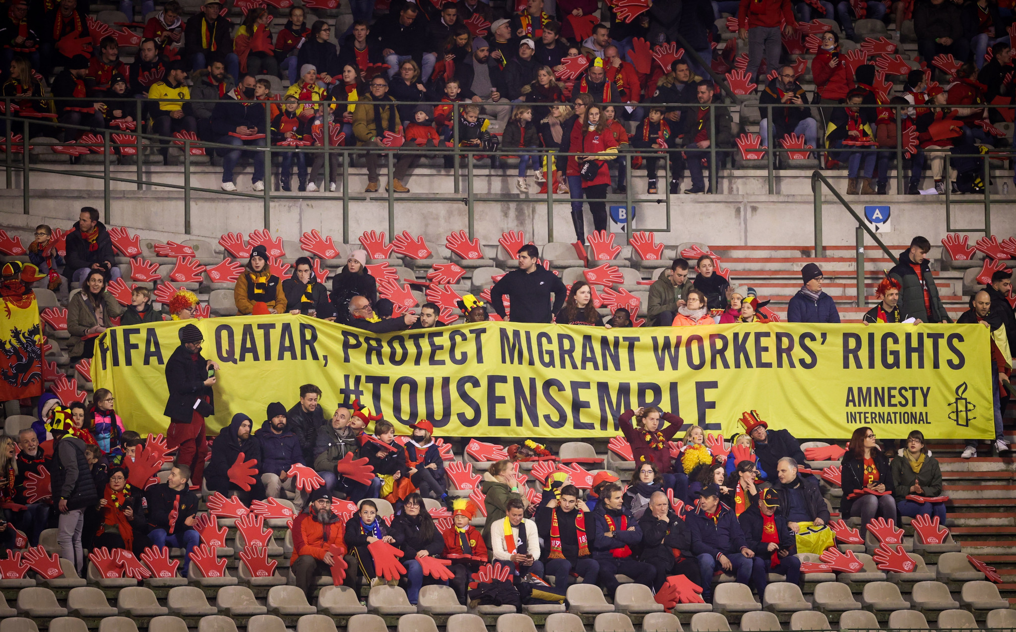 Human rights organisations have called on FIFA to establish a compensation fund for migrant workers ©Getty Images