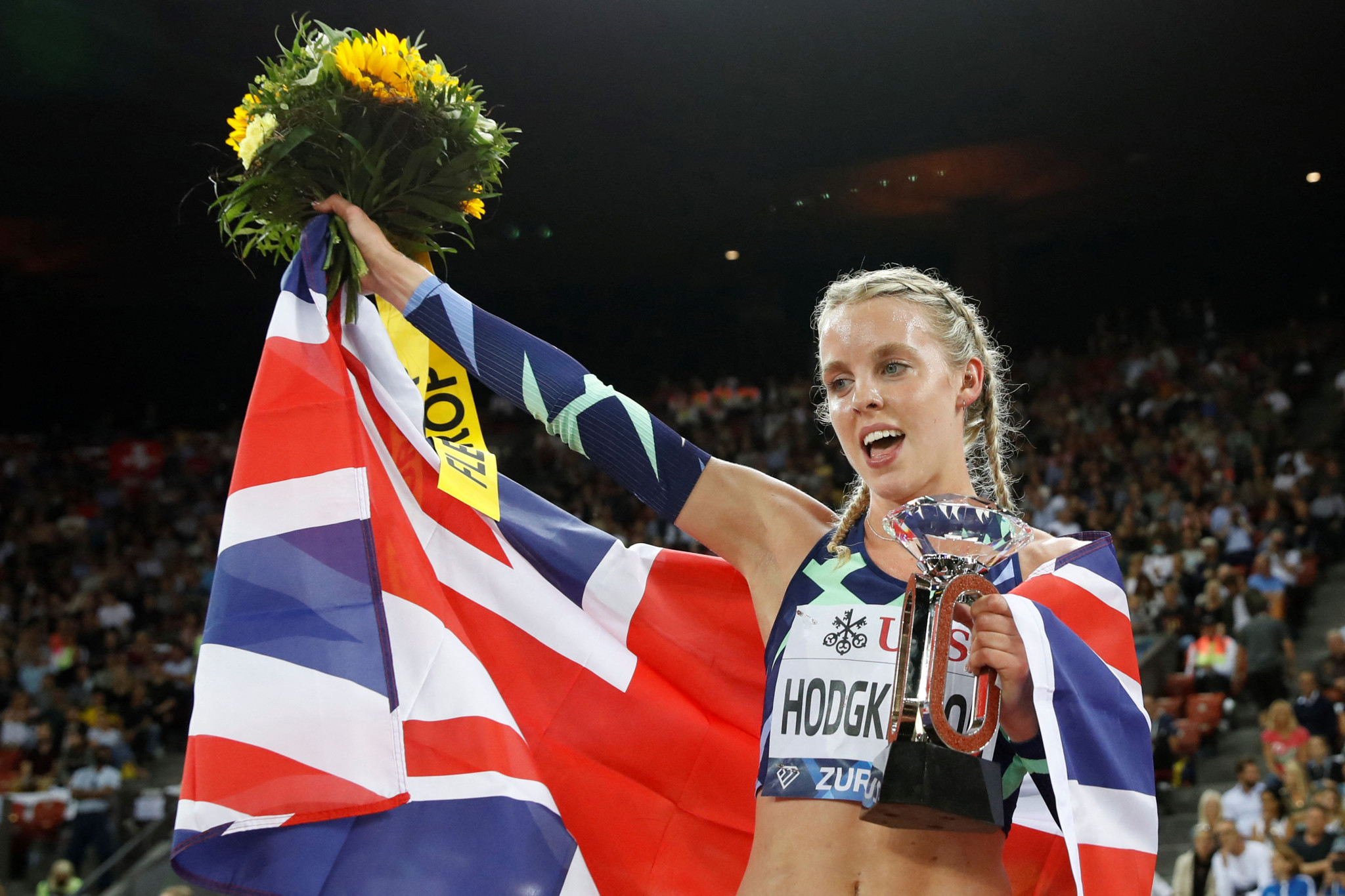 Keely Hodgkinson is one of several British Olympic medallists set to race in Birmingham ©Getty Images