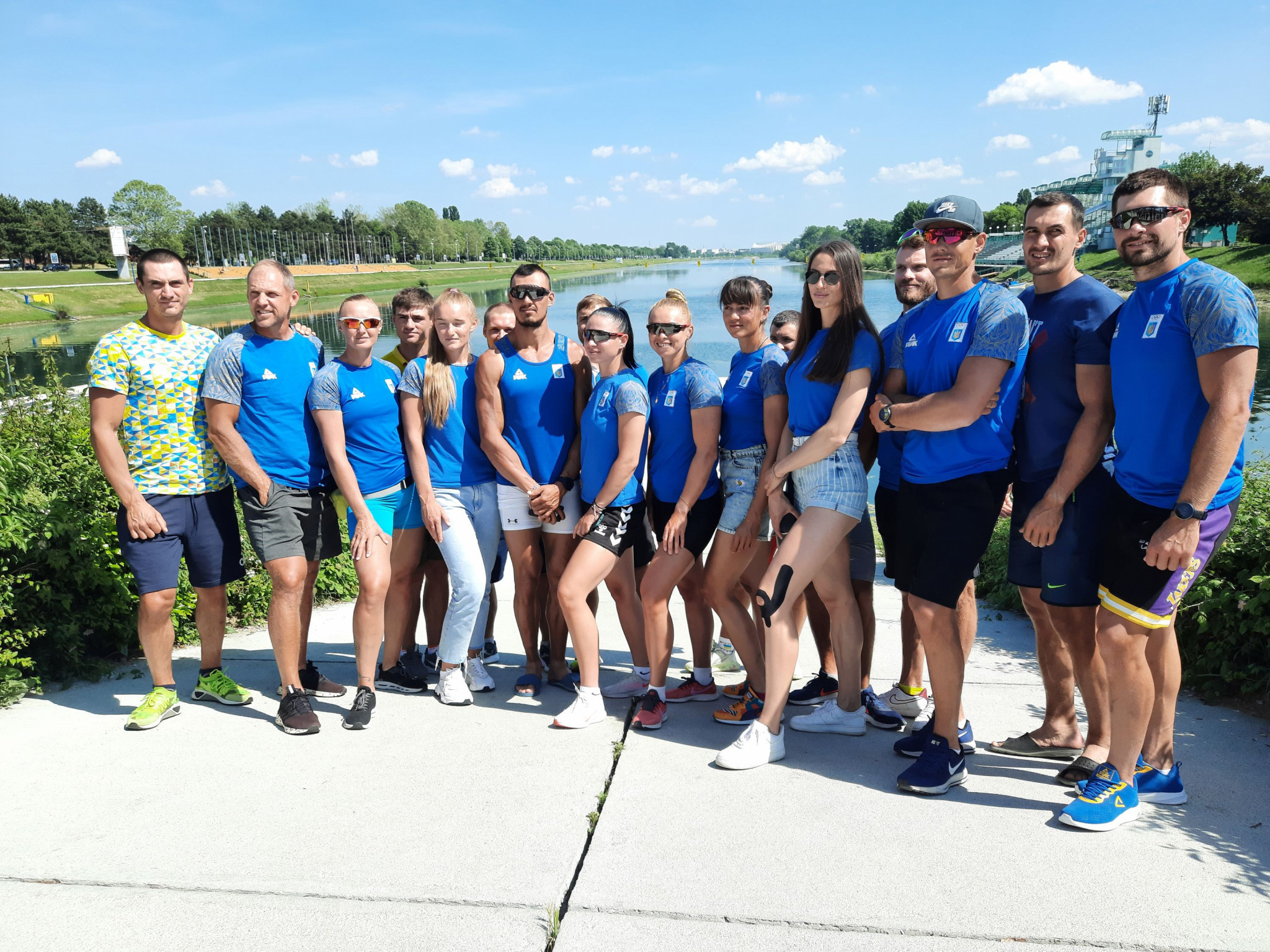 Croatian Olympic Committee hosts event for Ukrainian rowers at Lake Jarun