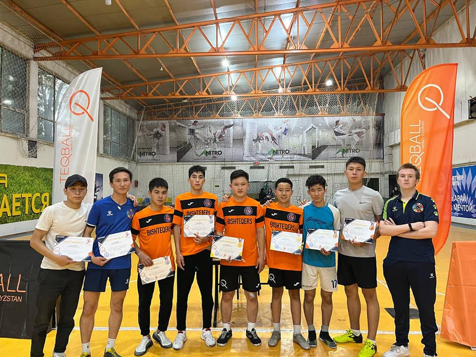 Bishteqers athletes dominated the national teqball event in Kyrgyzstan ©Kyrgyzstan Teqball Federation/Facebook