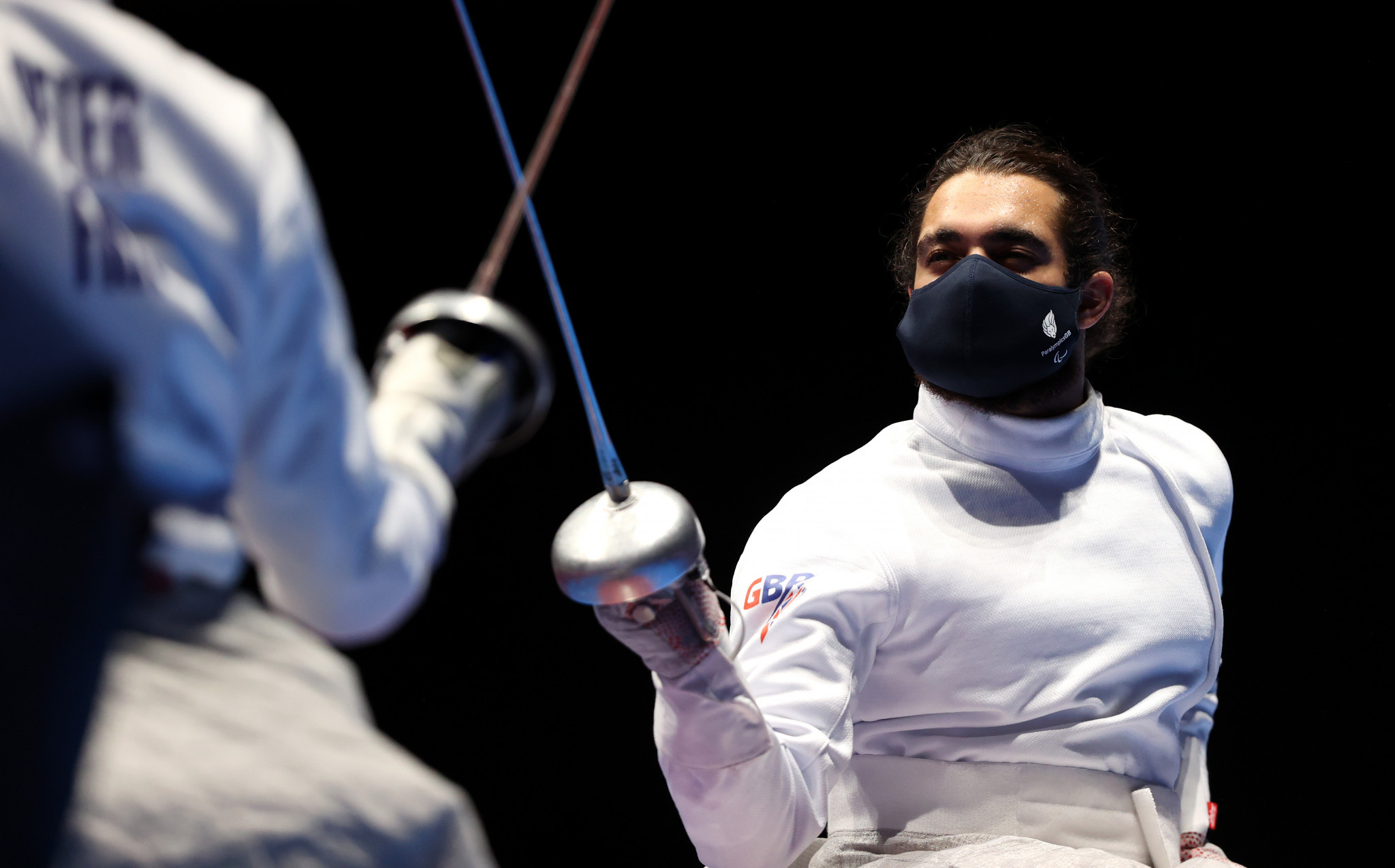 Dimitri Coutya defeated Marc Andre Cratere in the final of the men's épée category B ©Getty Images