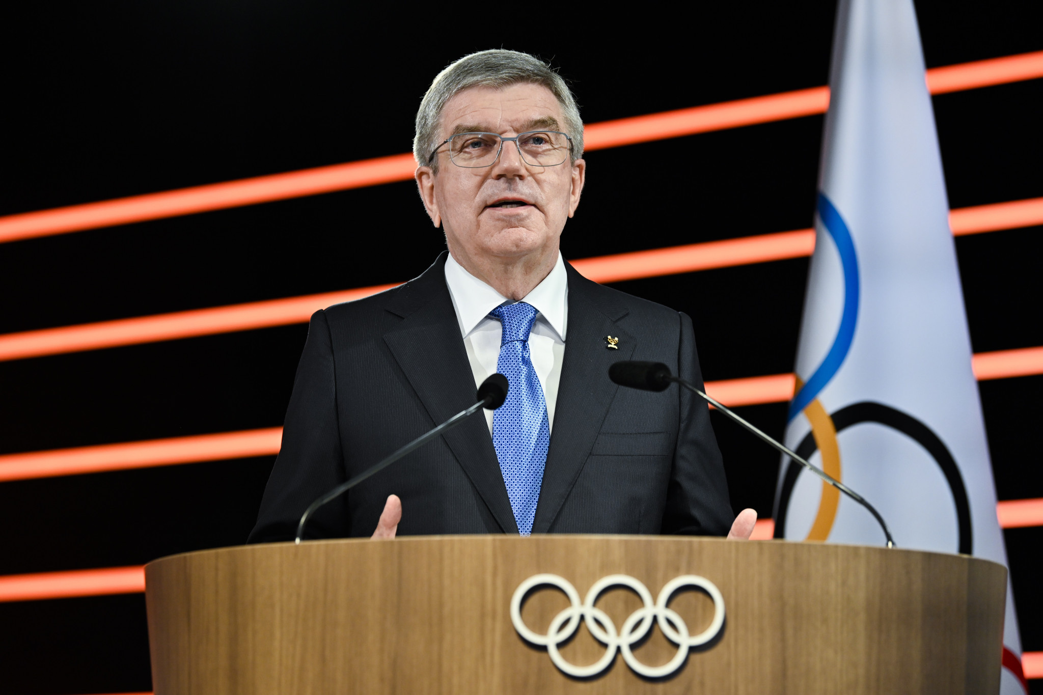 IOC President Thomas Bach insists he wants the Kamila Valieva case to be resolved as soon as possible ©IOC