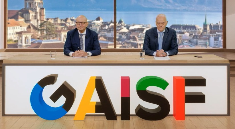 GAISF President Ivo Ferriani, left, has been criticised over his decision to propose for the umbrella body to be dissolved ©GAISF