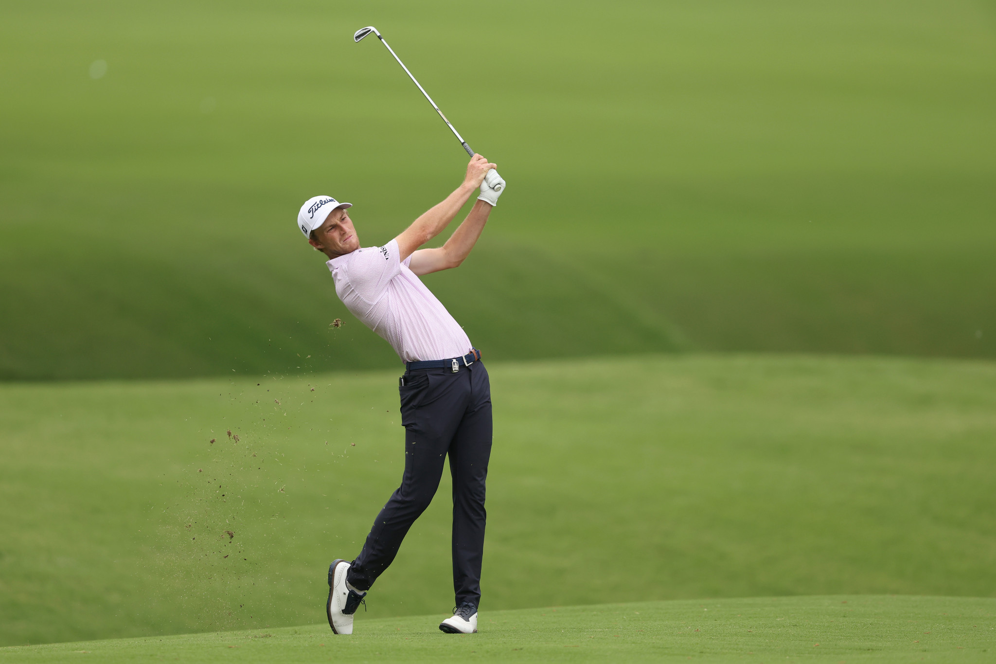 Will Zalatoris leads the PGA Championship at the halfway point of the tournament ©Getty Images