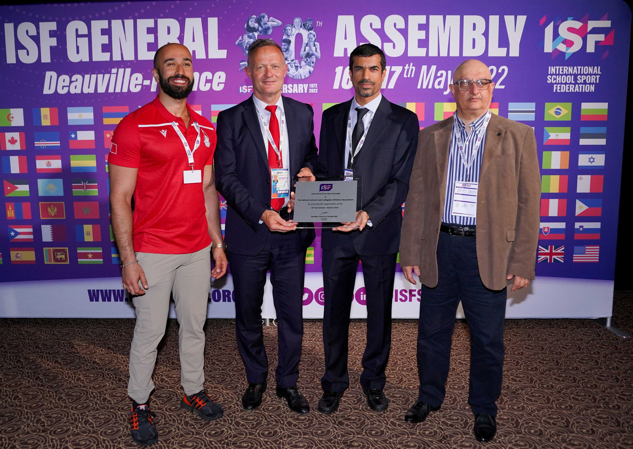The ISF awarded the 2024 Gymnasiade to Bahrain following its General Assembly ©ISF