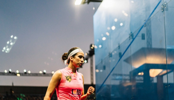 Nouran Gohar of Egypt secured a place in the final of the World Squash Championships in Cairo ©PSA World Tour