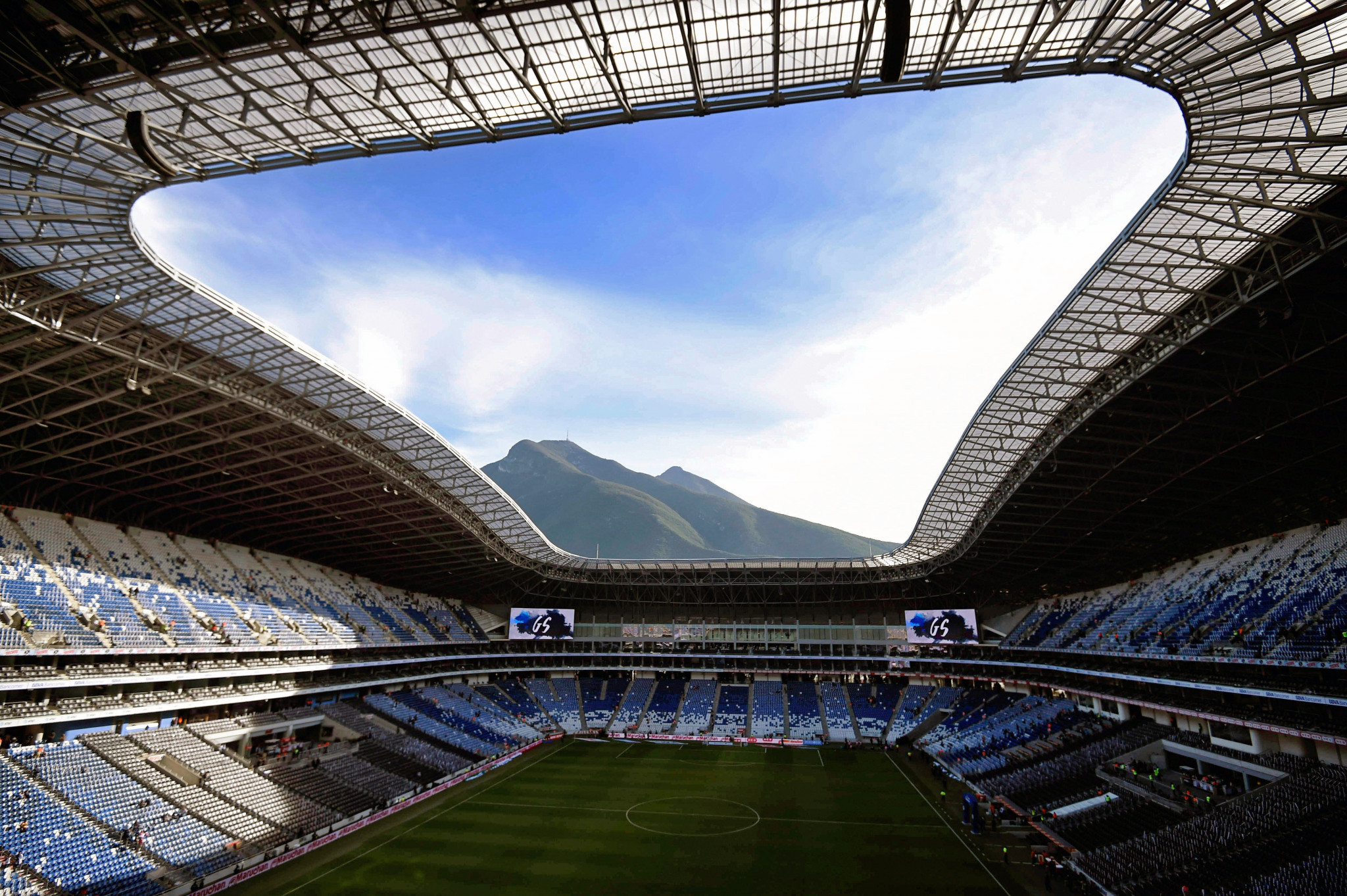 Monterrey's Estadio BBVA is one of the world's most picturesque stadiums ©Getty Images