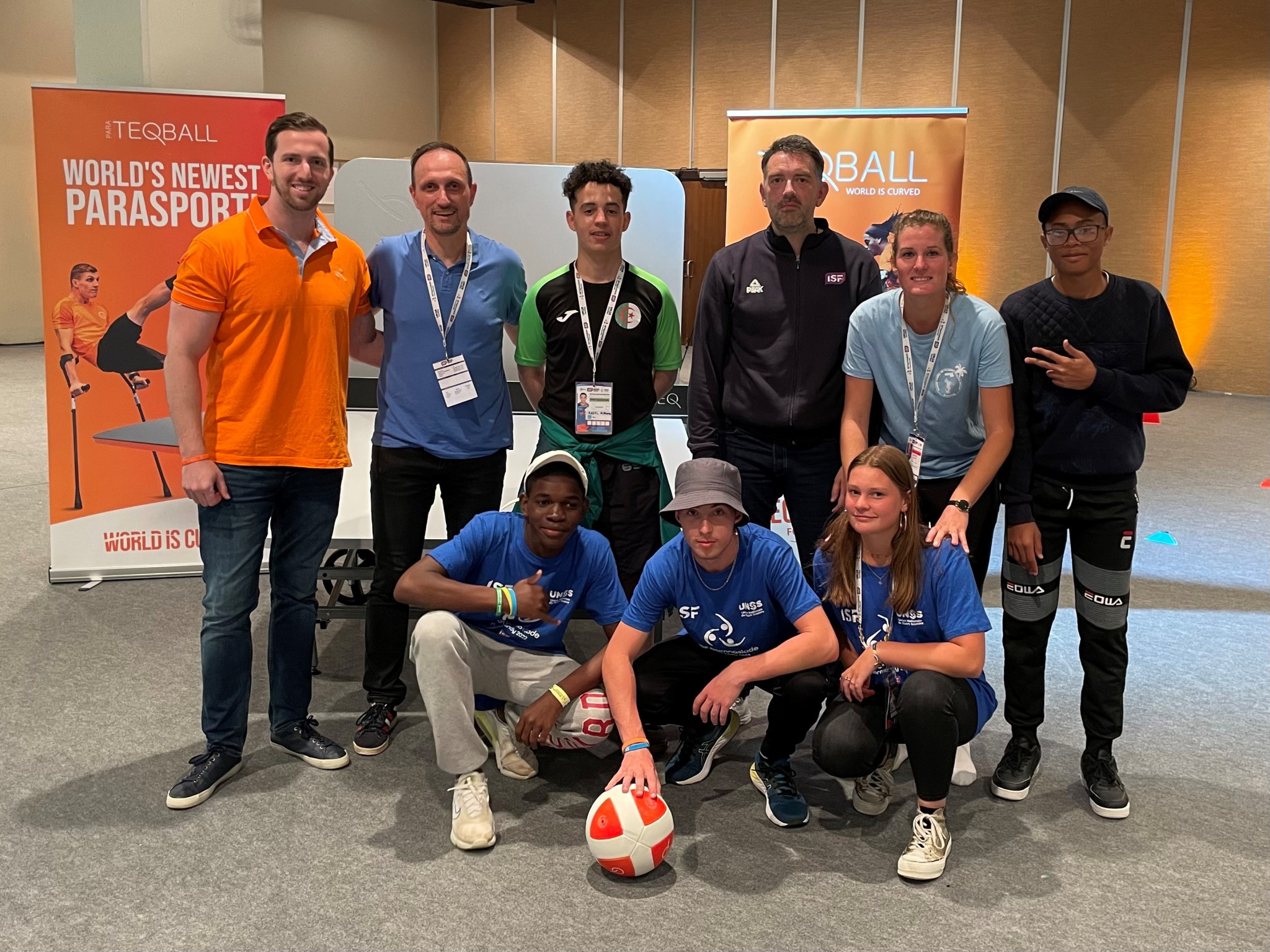 FITEQ holds teqball demonstration event at ISF Gymnasiade in Normandy
