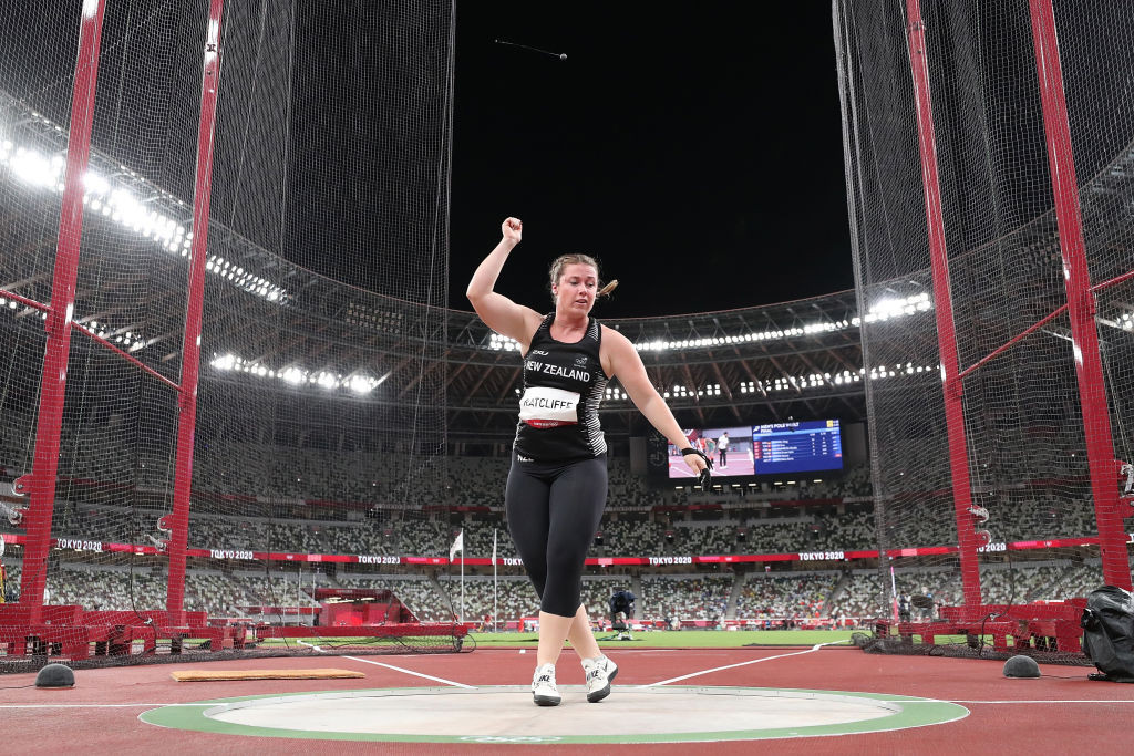 Julia Ratcilffe will defend her Commonwealth Games hammer throw title in Birmingham ©Getty Images
