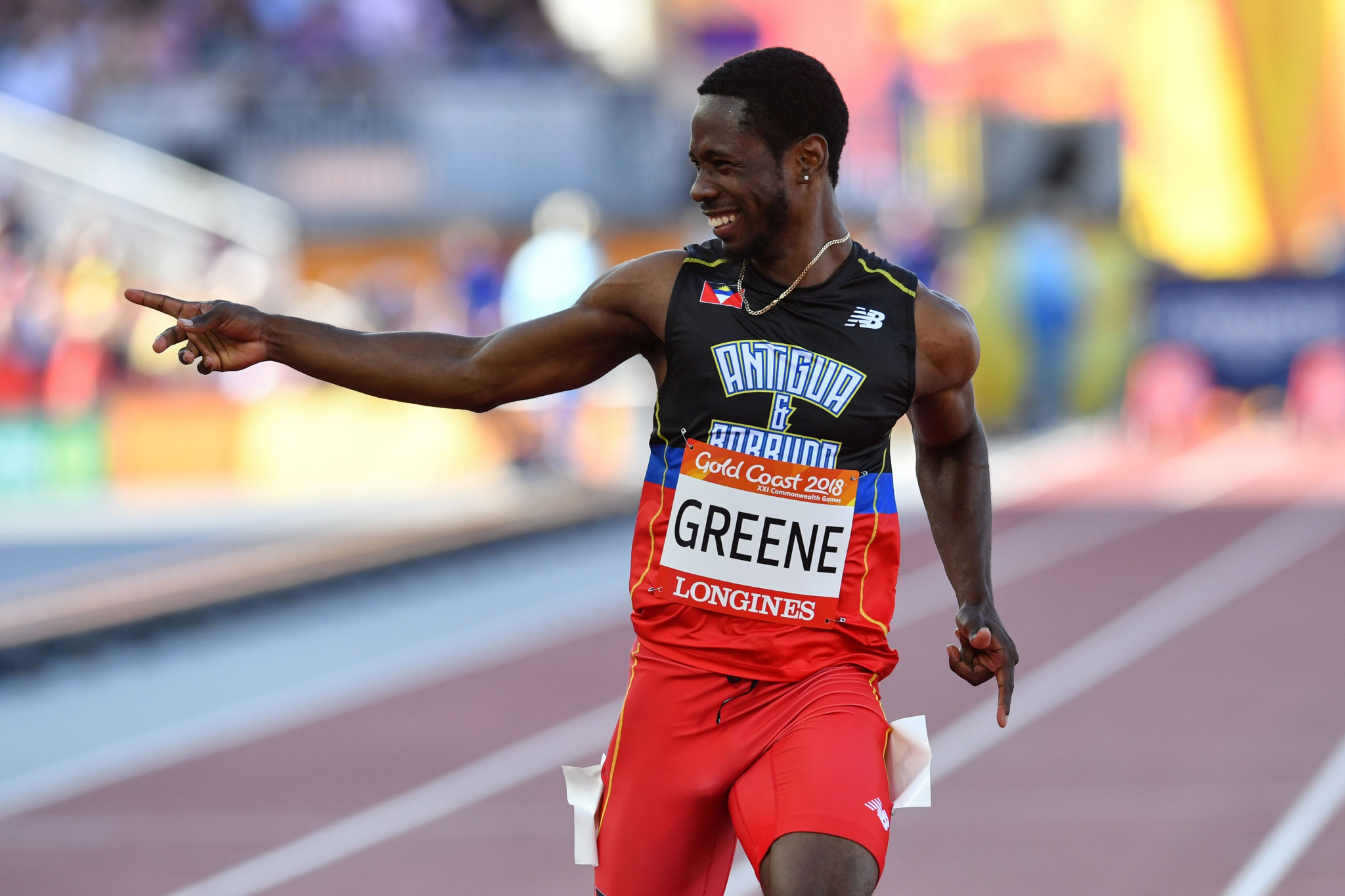 Double Olympic sprinter Cejhae Greene is a hope for Antigua and Barbuda ©Getty Images