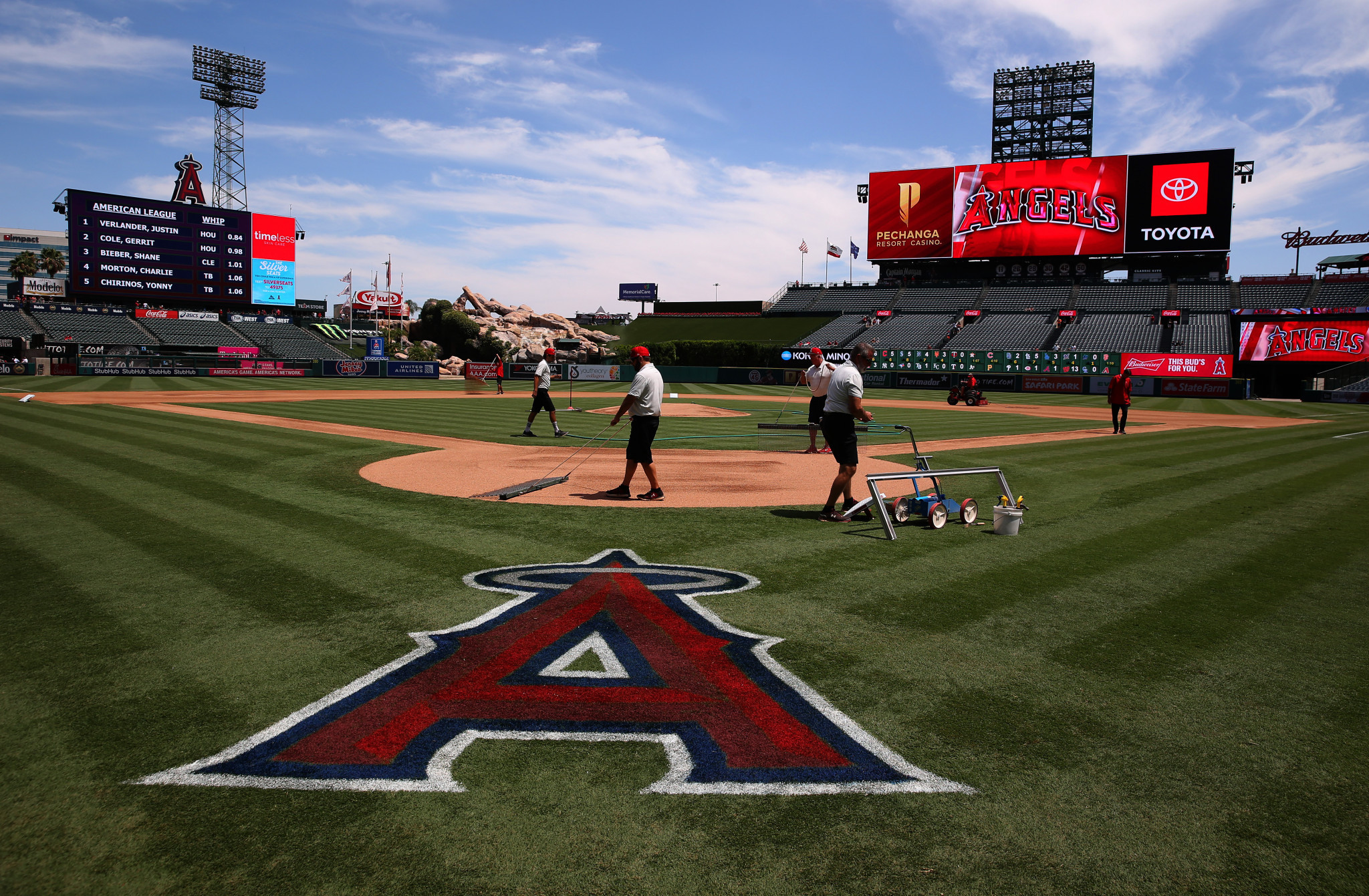 A corruption scandal involving the sale of Angel Stadium and surrounding land has led Anaheim Mayor Harry Sidhu to resign ©Getty Images