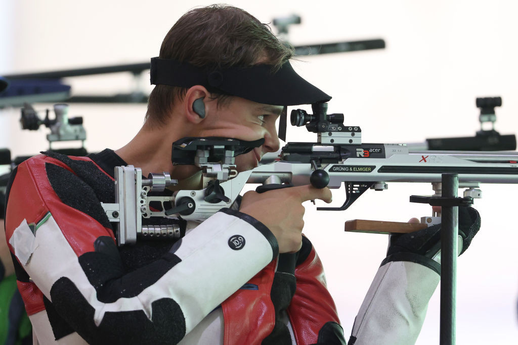 Henrik Larsen helped Norway earn gold in the air rifle team men's event at the ISSF Grand Prix in Granada ©Getty Images