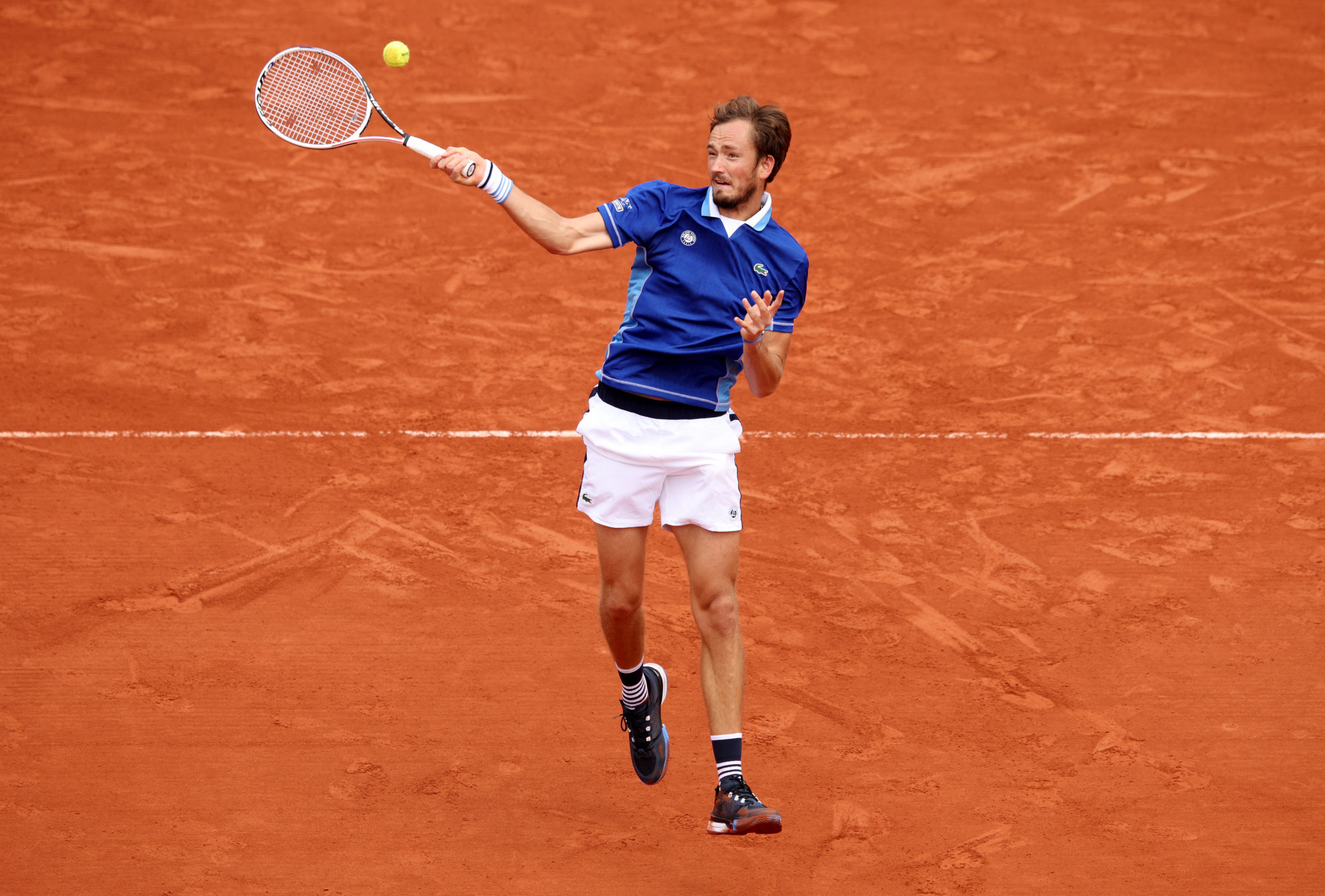 
Daniil Medvedev got his first clay court victory of 2022 by beating Facundo Bagnis of Argentina ©Getty Images