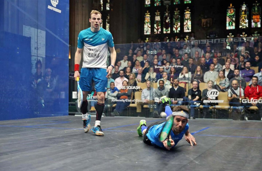Nick Matthew came back from the dead to go through ©squashpics
