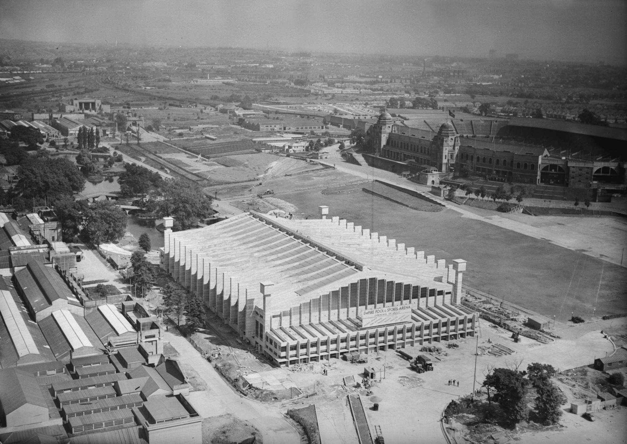 The indoor sports arena built in 1934 close to Wembley Stadium is still in use today ©Getty Images