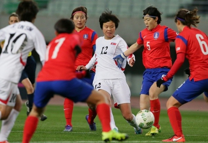 South Korea and North Korea drew 1-1
