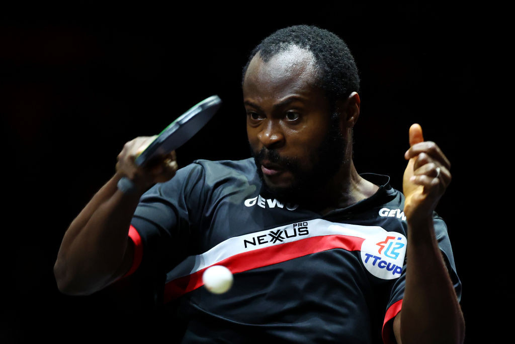 Top-ranked men's singles player at the African Cup in Lagos, home player Quadri Aruna, is safely through to the last 16 ©Getty Images