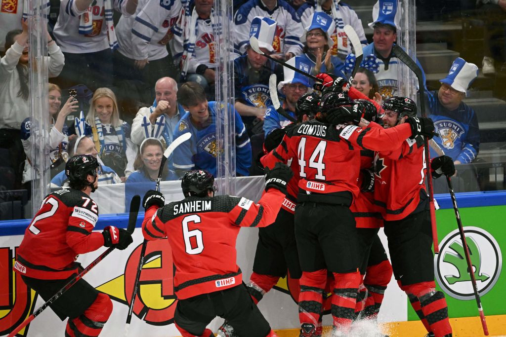 Canada’s defence of IIHF world title continues with dramatic 4-3 overtime win over Sweden