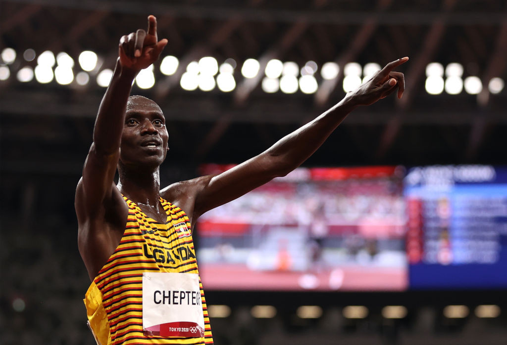 Uganda's Olympic 5,000m champion Joshua Cheptegei will seek to break his own world record at that distance on Friday's evening's distance racing at the Prefontaine Classic in Eugene, Oregon ©Getty Images