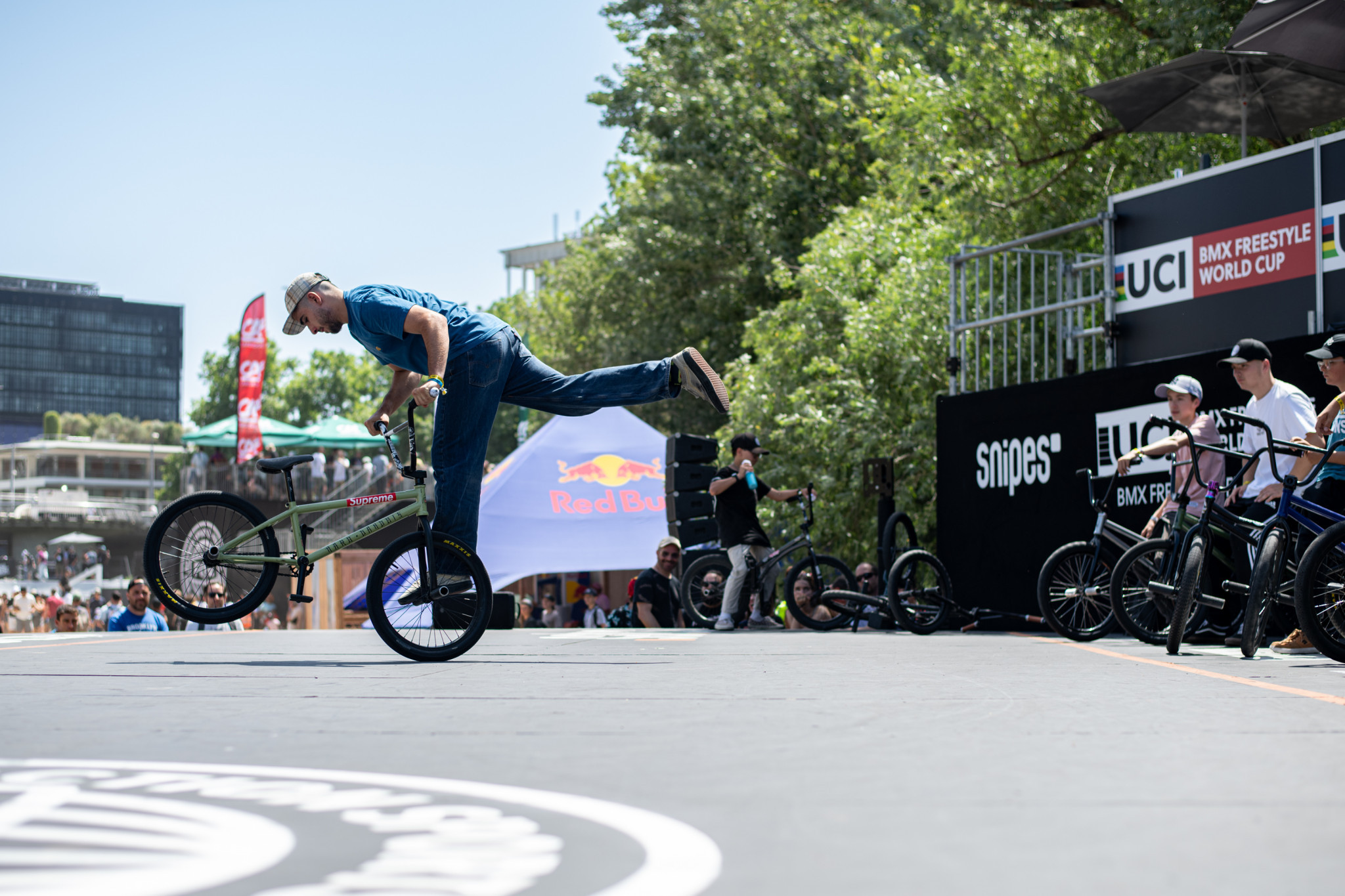 Flatland BMX is featuring at FISE 2022 in Montpellier as a demonstration sport ©Hurricane - FISE