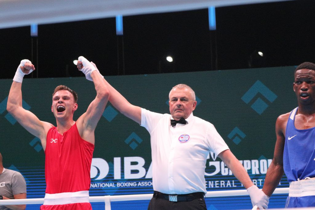 Eight British boxers earned themselves medals at the EUBC Men's Championships in Yerevan today after winning their quarter-final bouts ©GB Boxing