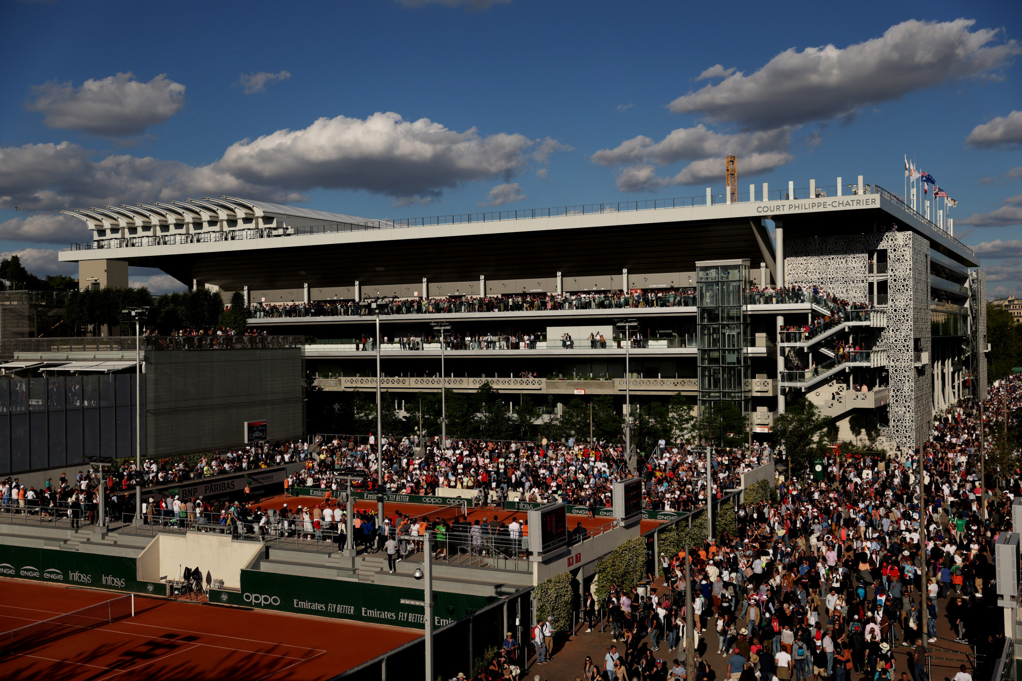Capacity crowds are a welcome sight at Roland Garros for this year's edition ©Getty Images