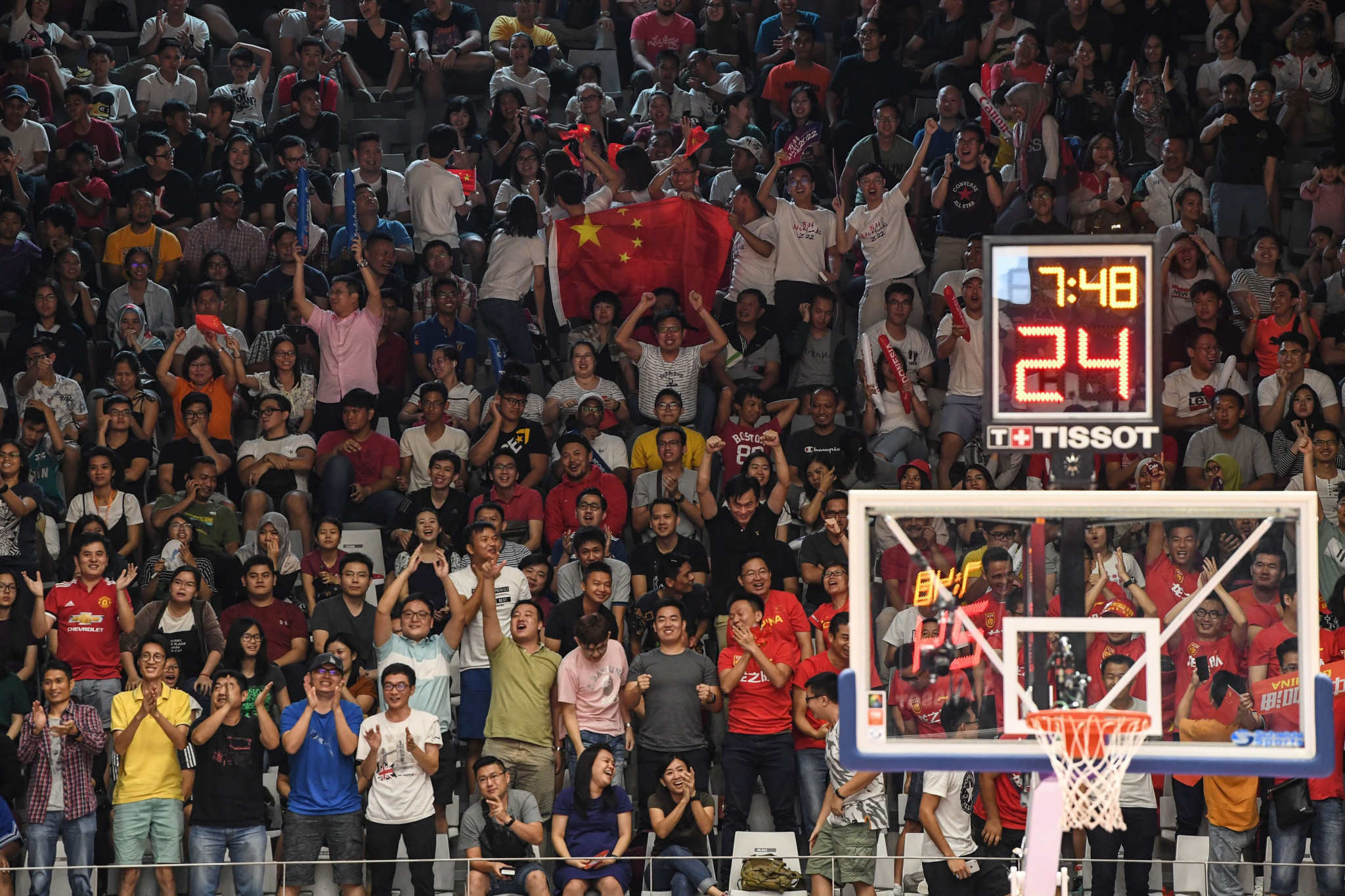 Basketball is among the sports where Tissot's presence is most visible at the Asian Games ©Getty Images