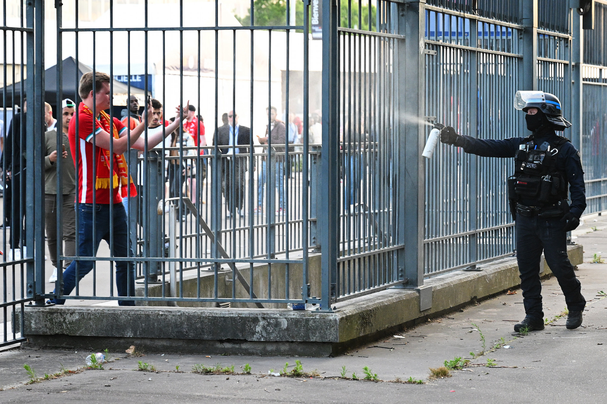 Shambolic security arrangements for the Champion League final have stoked safety fears for Paris 2024 ©Getty Images