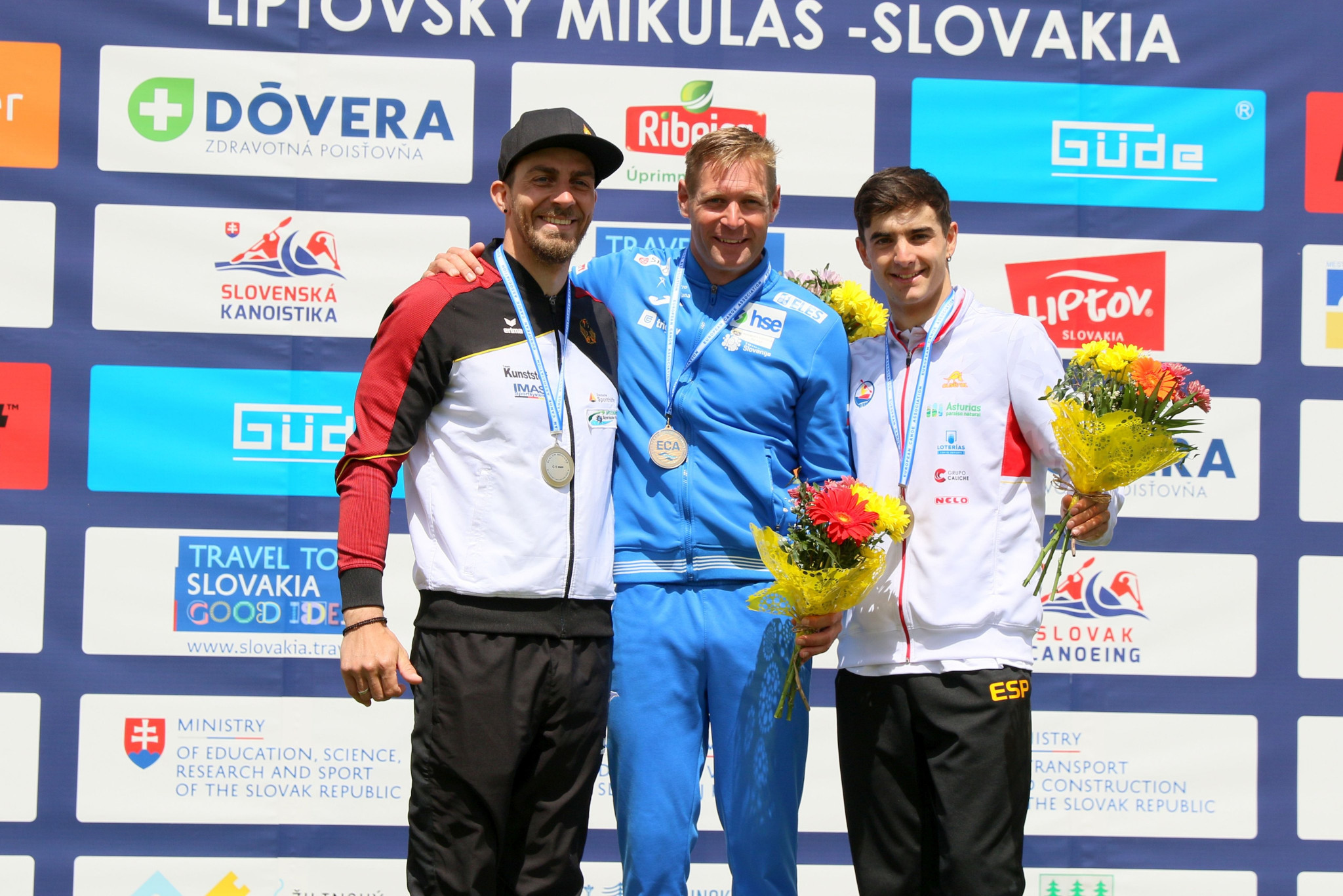 Olympic champion Savšek and silver medallist Franklin claim C1 titles at ECA Canoe Slalom European Championships