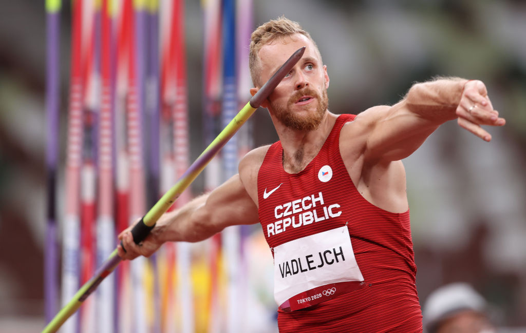 The Czech Republic's Tokyo 2020 javelin silver medallist Jakub Vadlejch will replay his monumental recent contest against world champion Anderson Peters at Ostrava's Golden Spike meeting tomorrow ©Getty Images