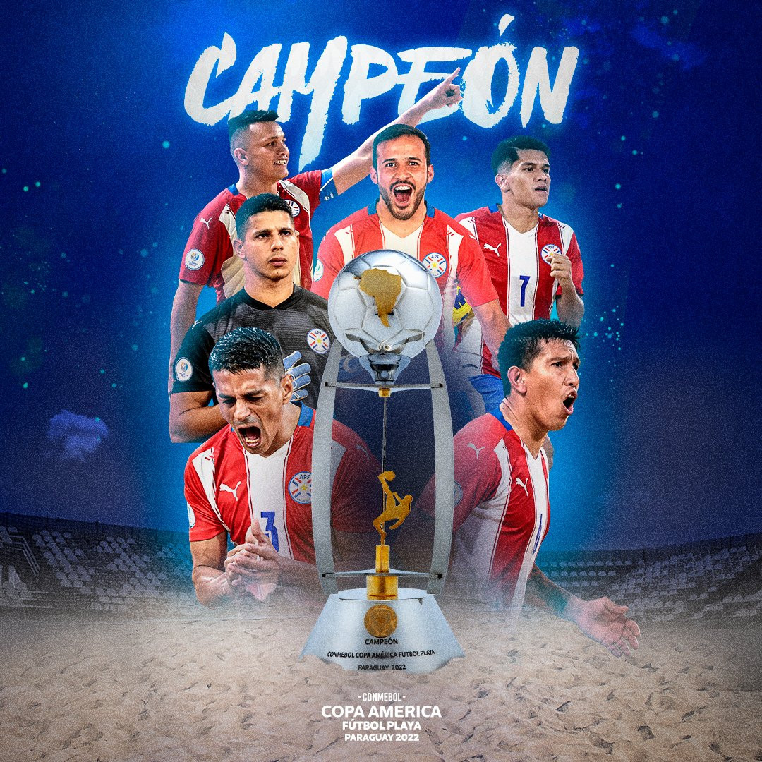 Paraguay win Copa América de Beach Soccer for first time on home sand