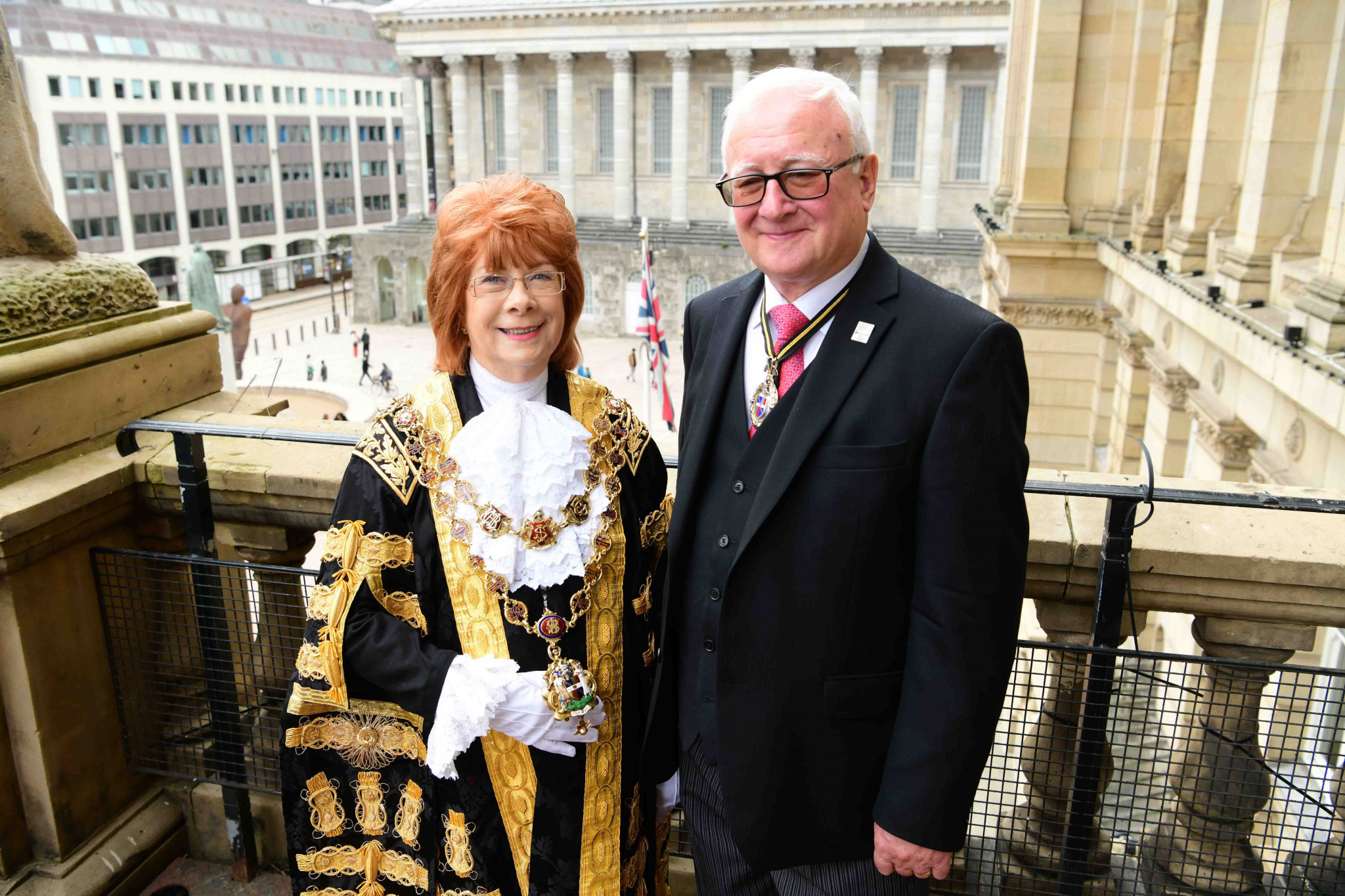 Councilor Maureen Cornish, left, is the new Lord Mayor of Birmingham ©Birmingham City Council