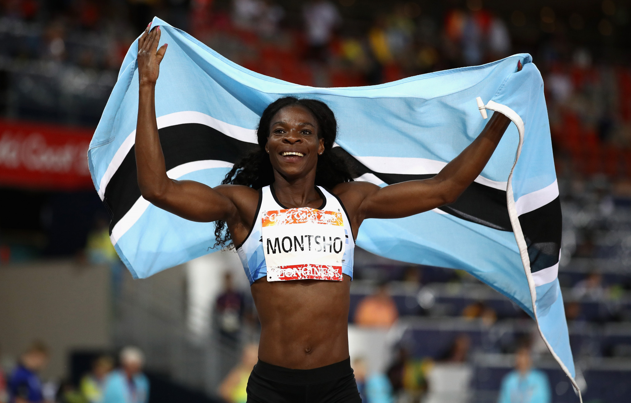 Amantle Montsho won the women's 400m at Gold Coast 2018, before her retirement ©Getty Images