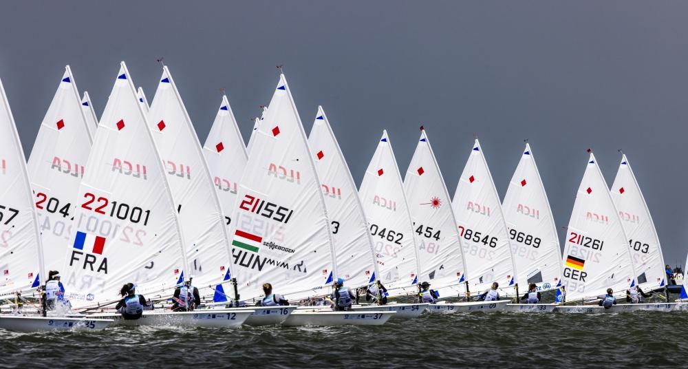 Barrue and De Jonghe start with wins at Sailing World Cup in Amsterdam