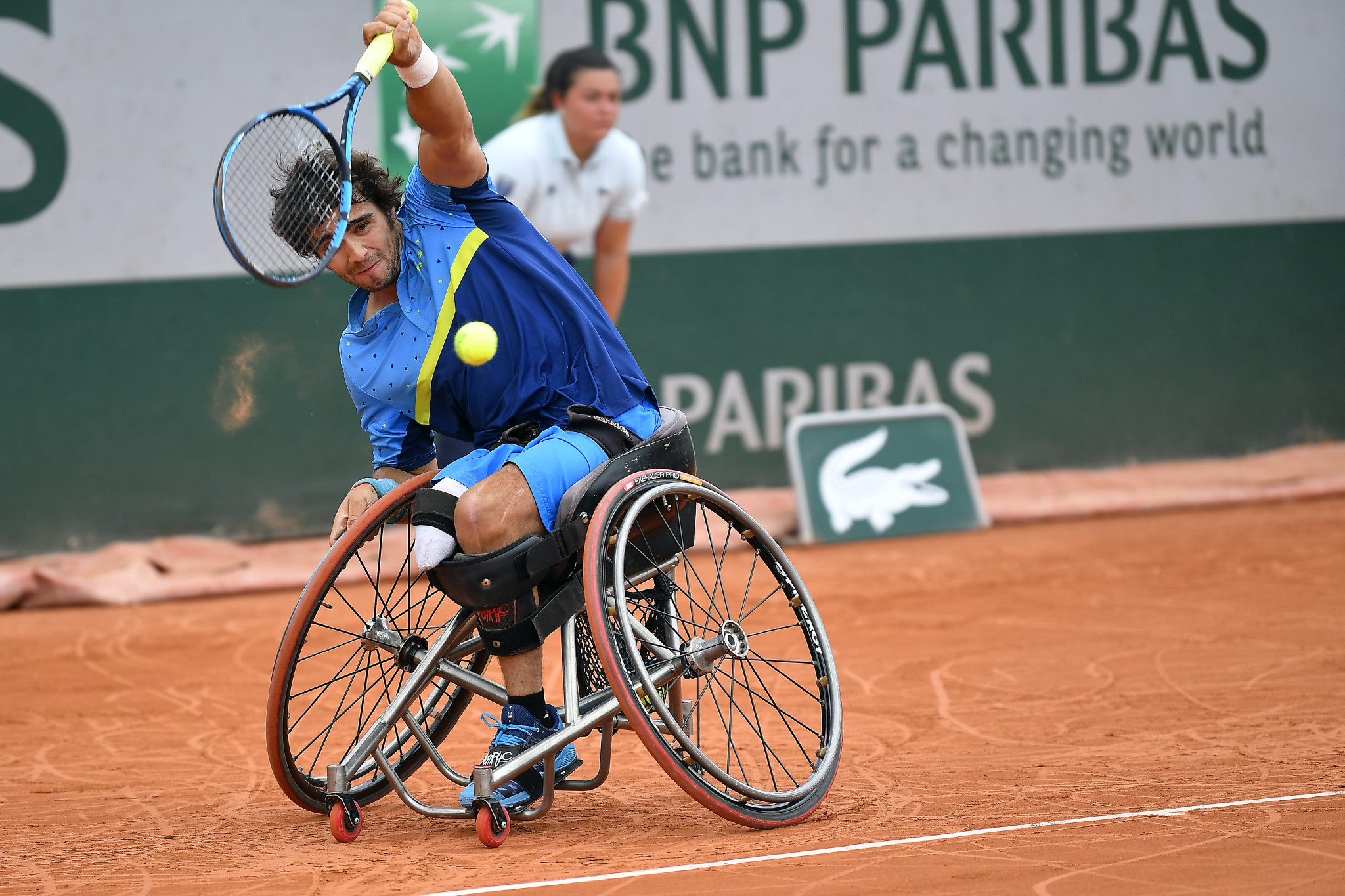 Action in the wheelchair competitions got underway on day ten at Roland Garros ©Getty Images