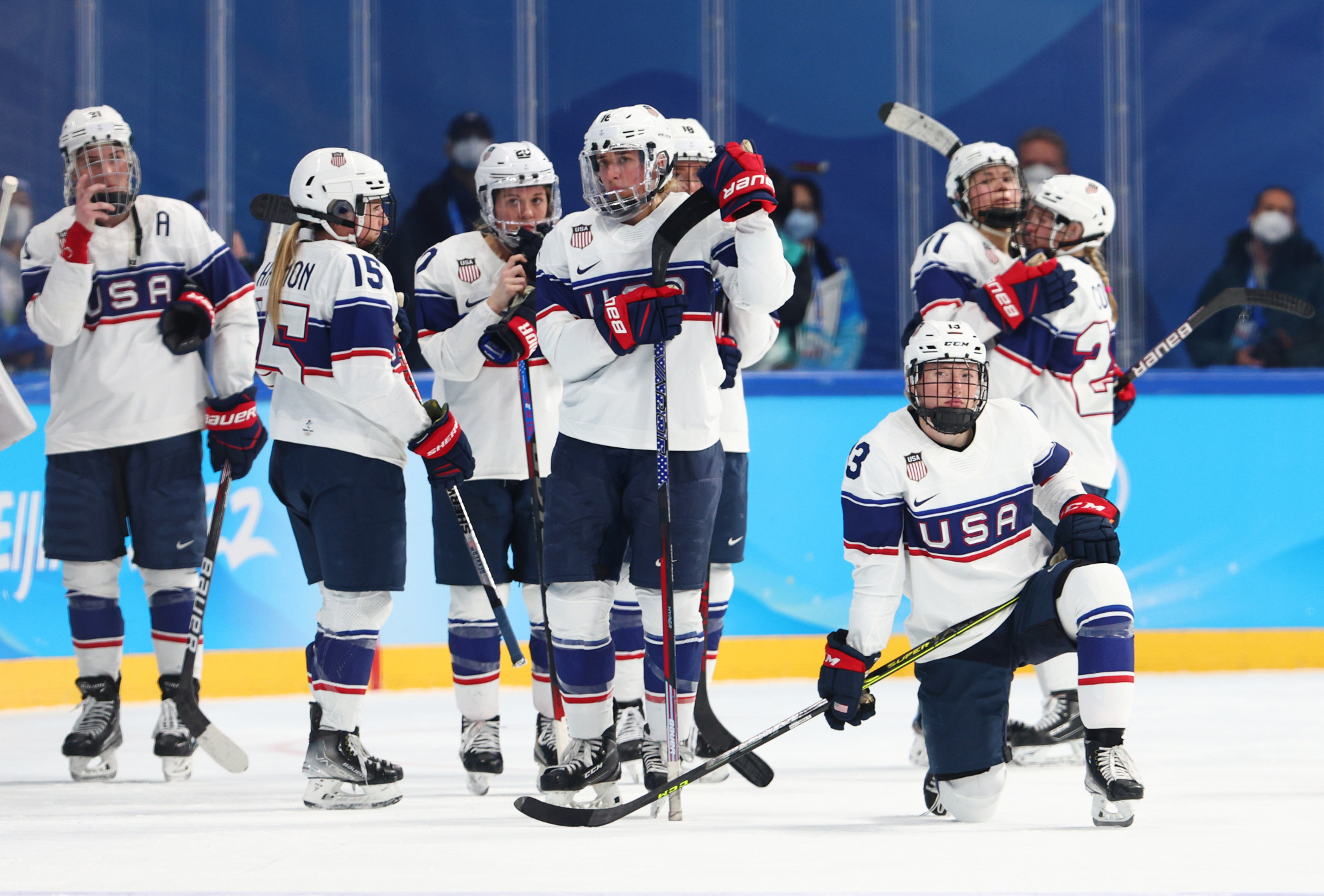 The United States women lost to Canada in the gold medal match at Beijing 2022 ©Getty Images