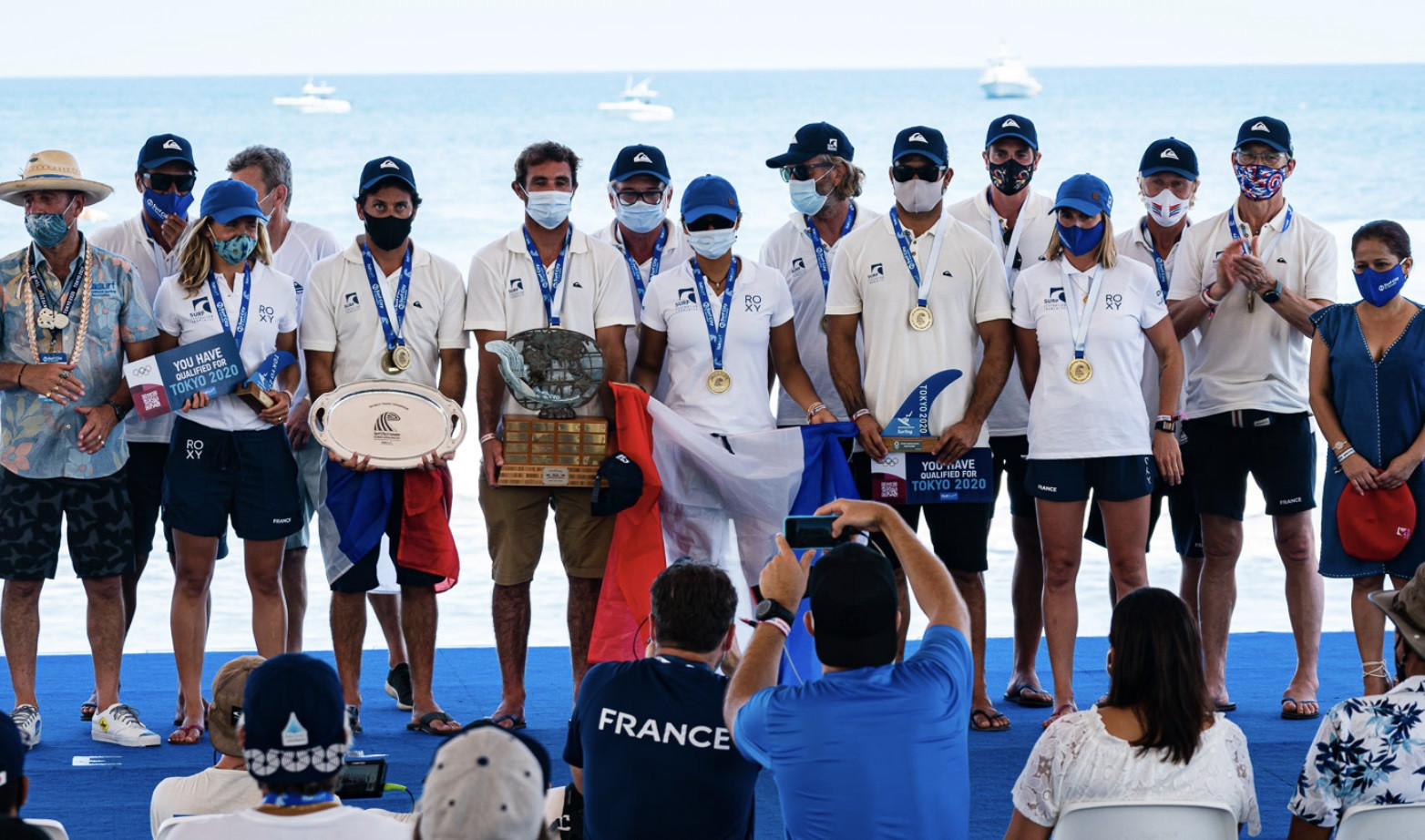 France won the team title when El Salvador staged last year's World Surfing Games ©ISA