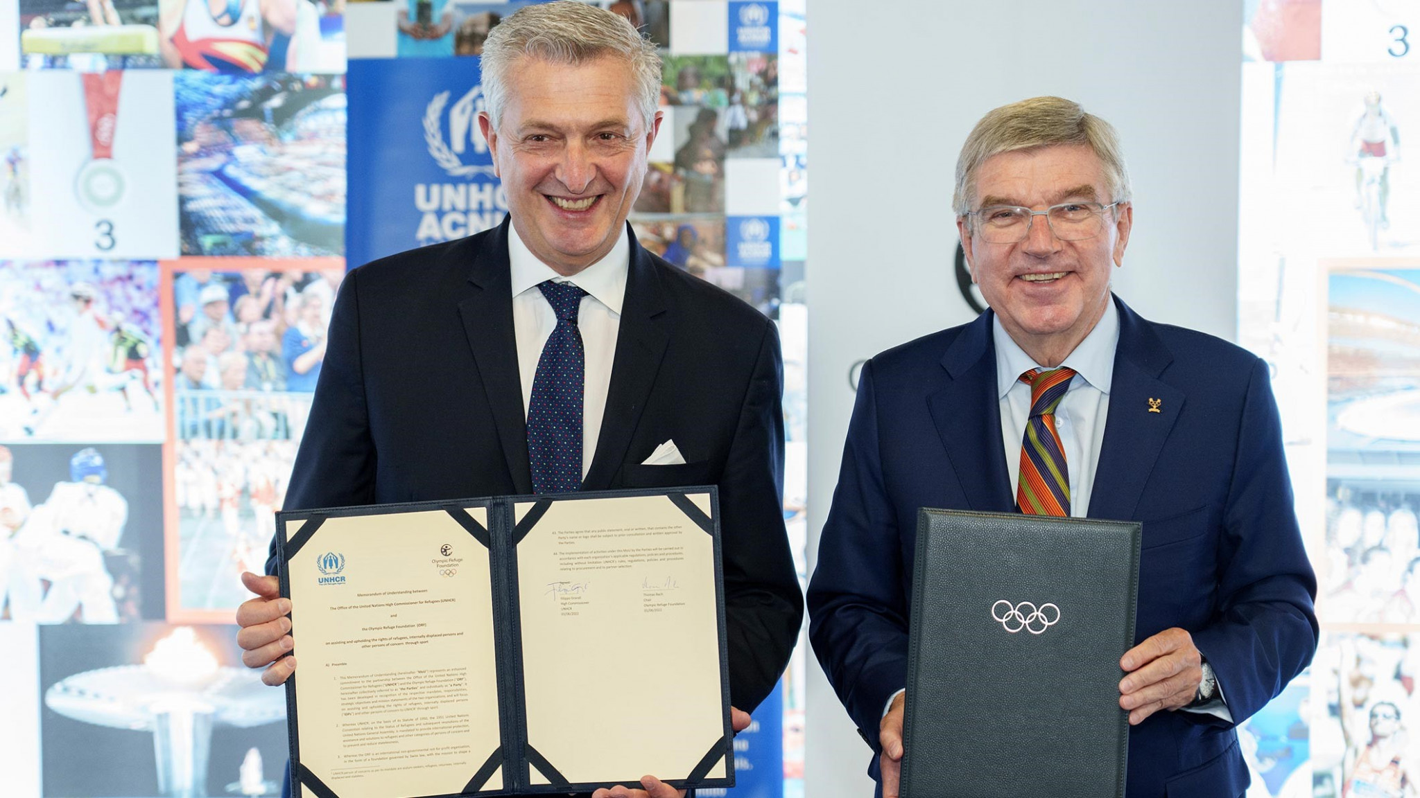 Olympic Refuge Foundation signs new agreement with UN Refugee Agency and plans initiative in Ukraine