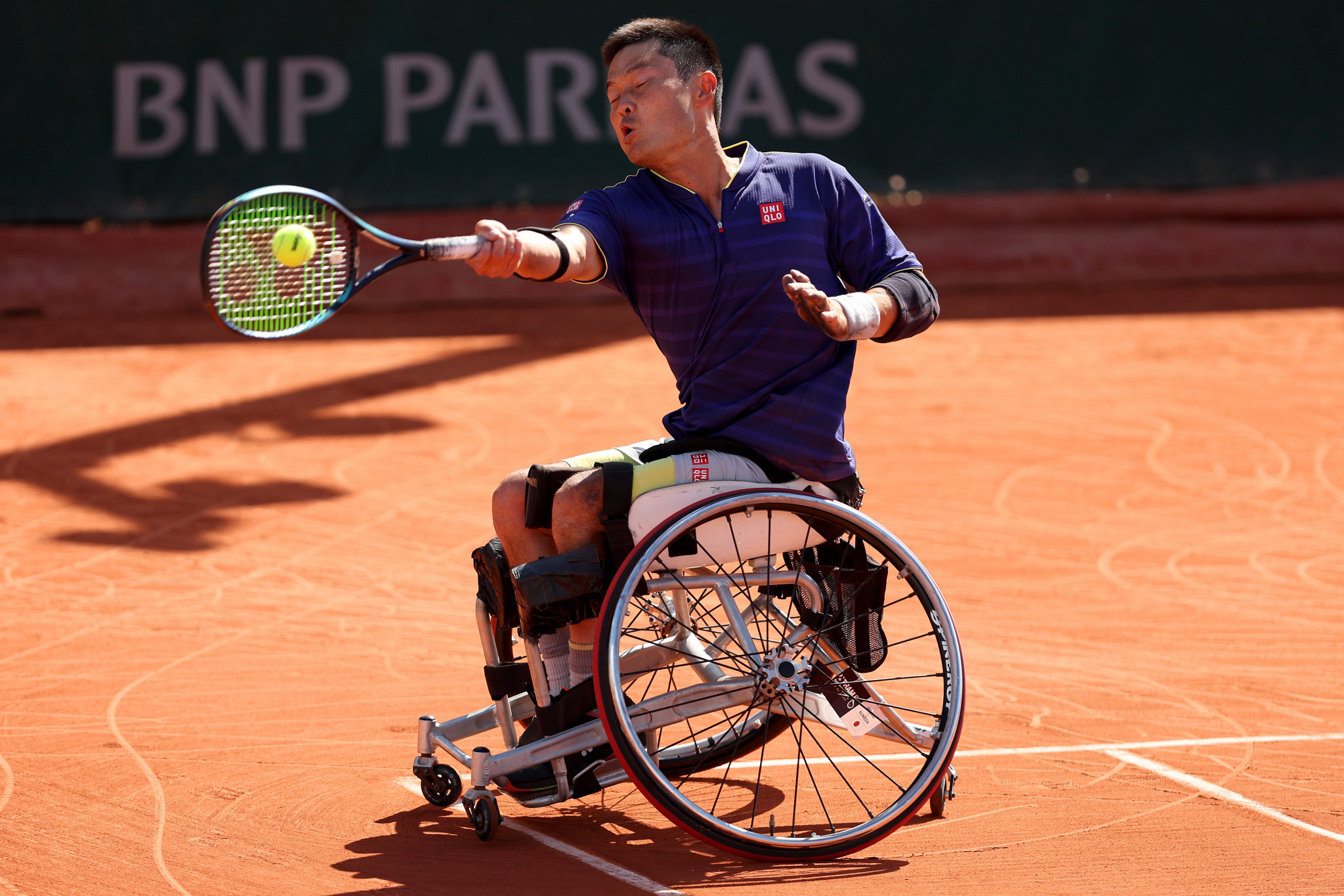Shingo Kunieda stormed to a straight-sets victory to advance to the men's wheelchair singles final in Paris ©Getty Images