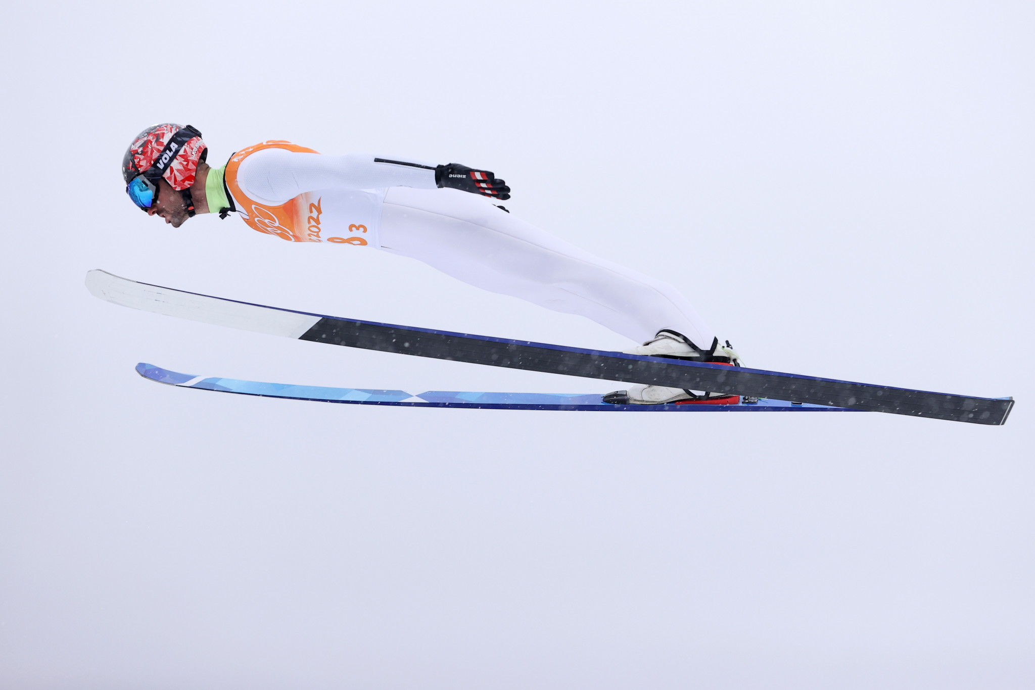 Lukas Greiderer won a Nordic combined bronze for Austria in the men's individual normal hill-10km event at the Beijing 2022 Winter Olympics ©Getty Images