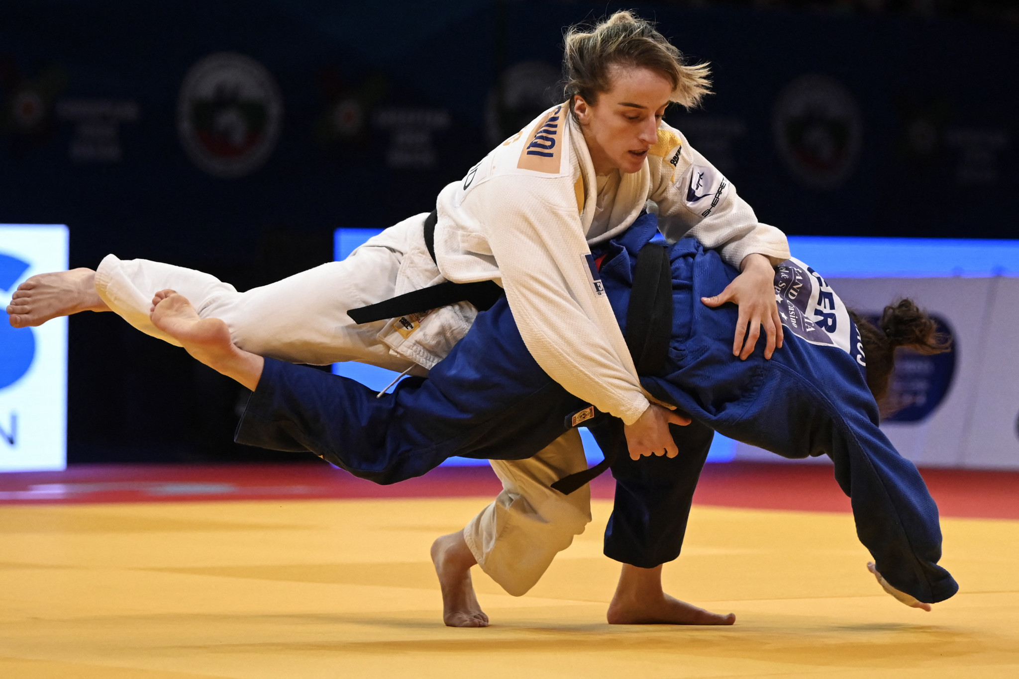 Distria Krasniqi picked up another IJF Grand Slam gold in Tbilisi ©Getty Images