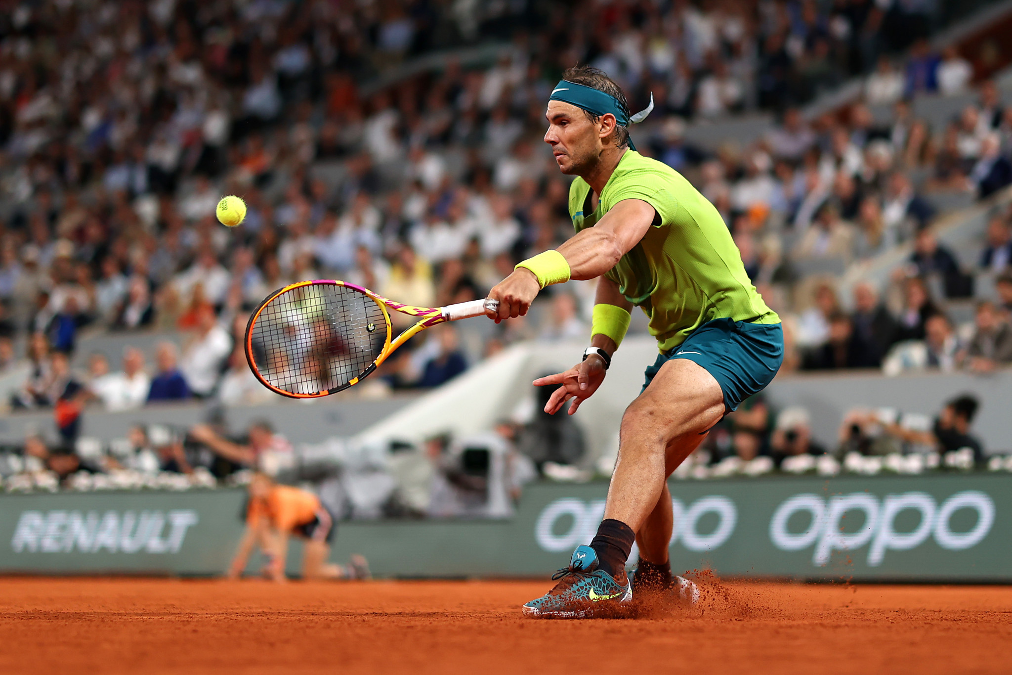 Spain's Rafael Nadal reached his 14th French Open final today ©Getty Images