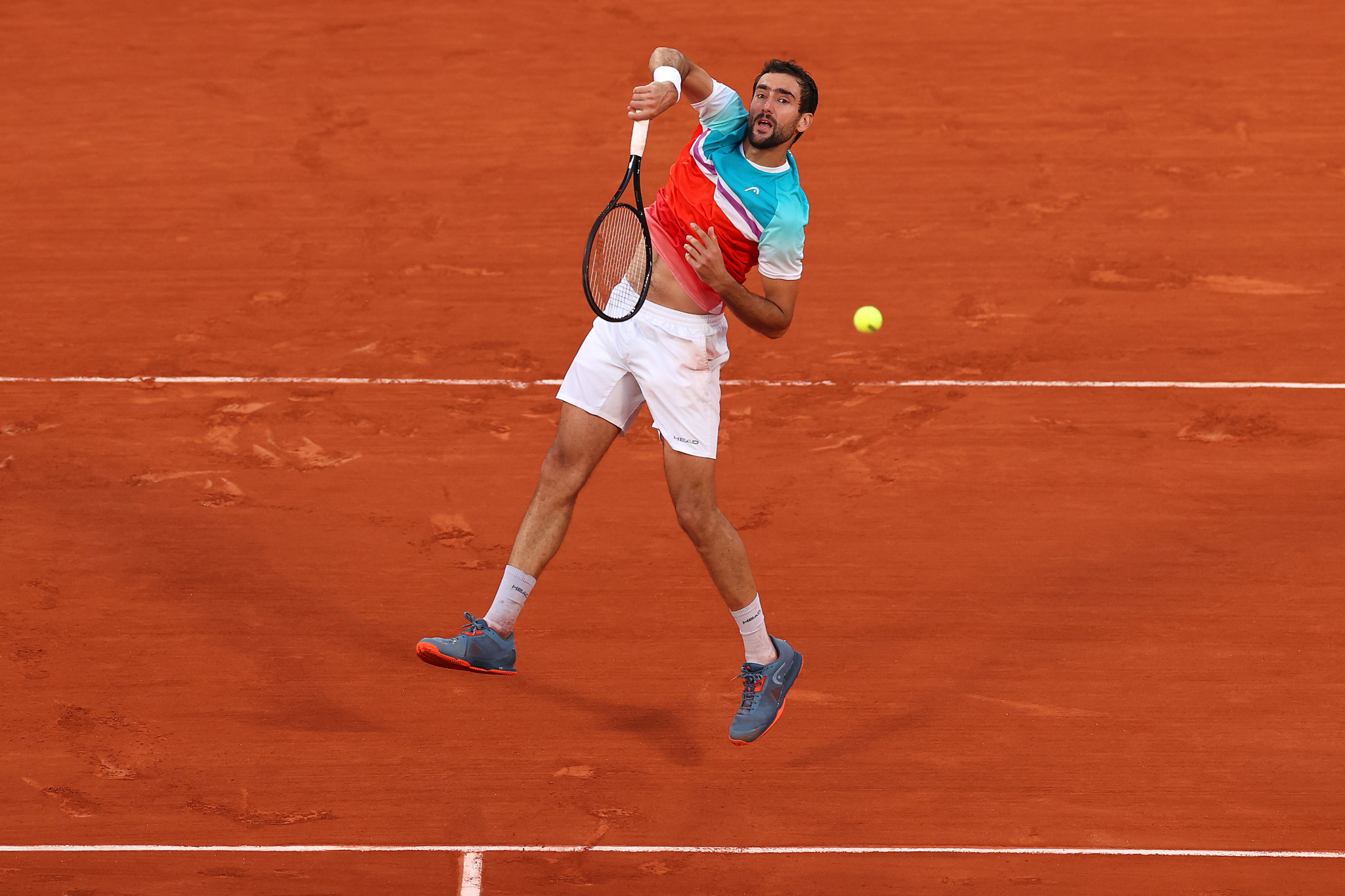 Marin Čilić failed to capitalise after winning the first set against Casper Ruud ©Getty Images